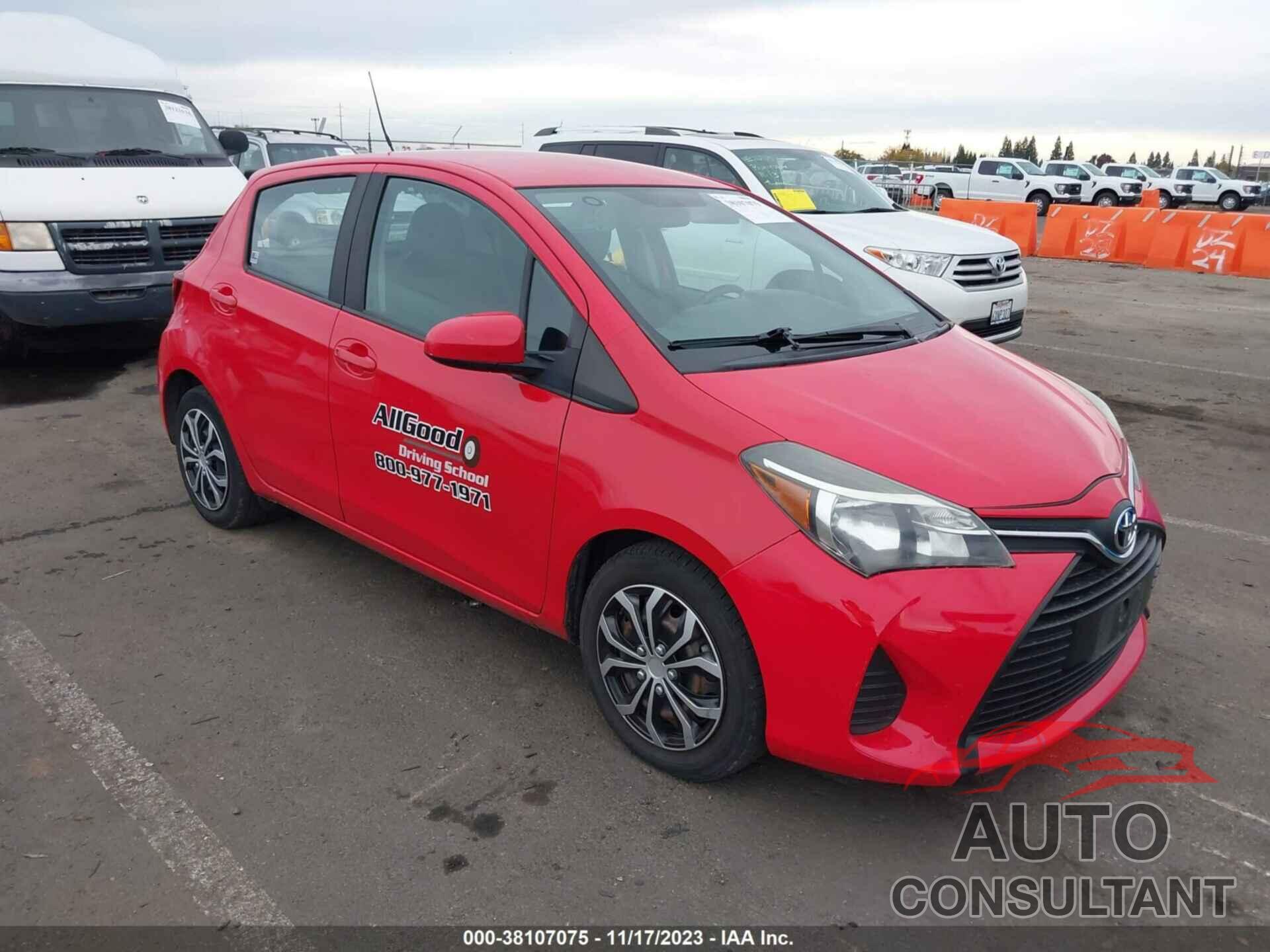 TOYOTA YARIS 2016 - VNKKTUD32GA069957