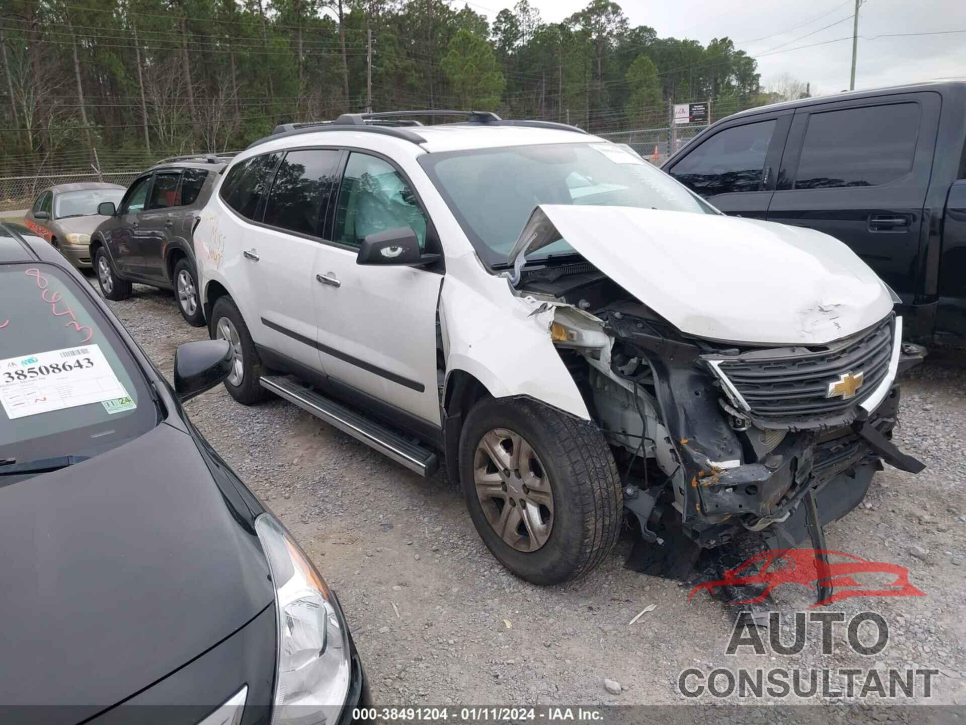 CHEVROLET TRAVERSE 2016 - 1GNKRFED2GJ299404