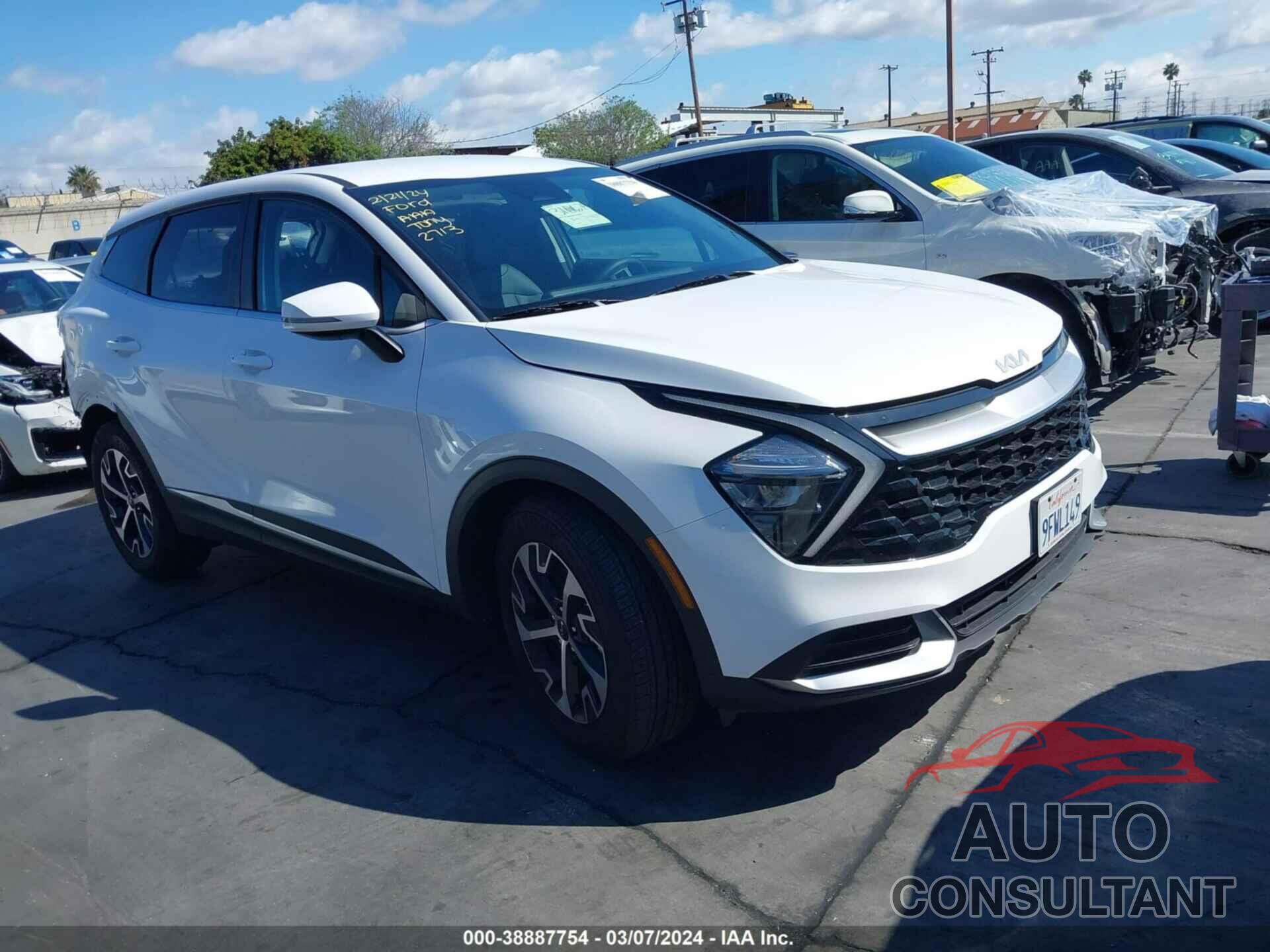 KIA SPORTAGE 2023 - 5XYK33AF8PG114191