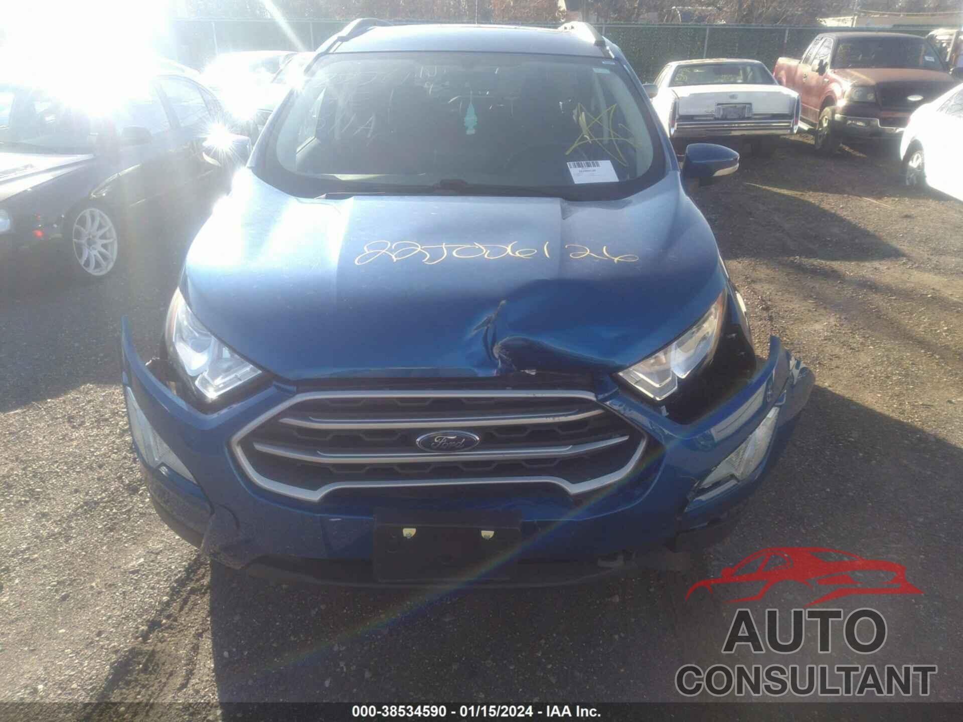 FORD ECOSPORT 2020 - MAJ6S3GL8LC349695