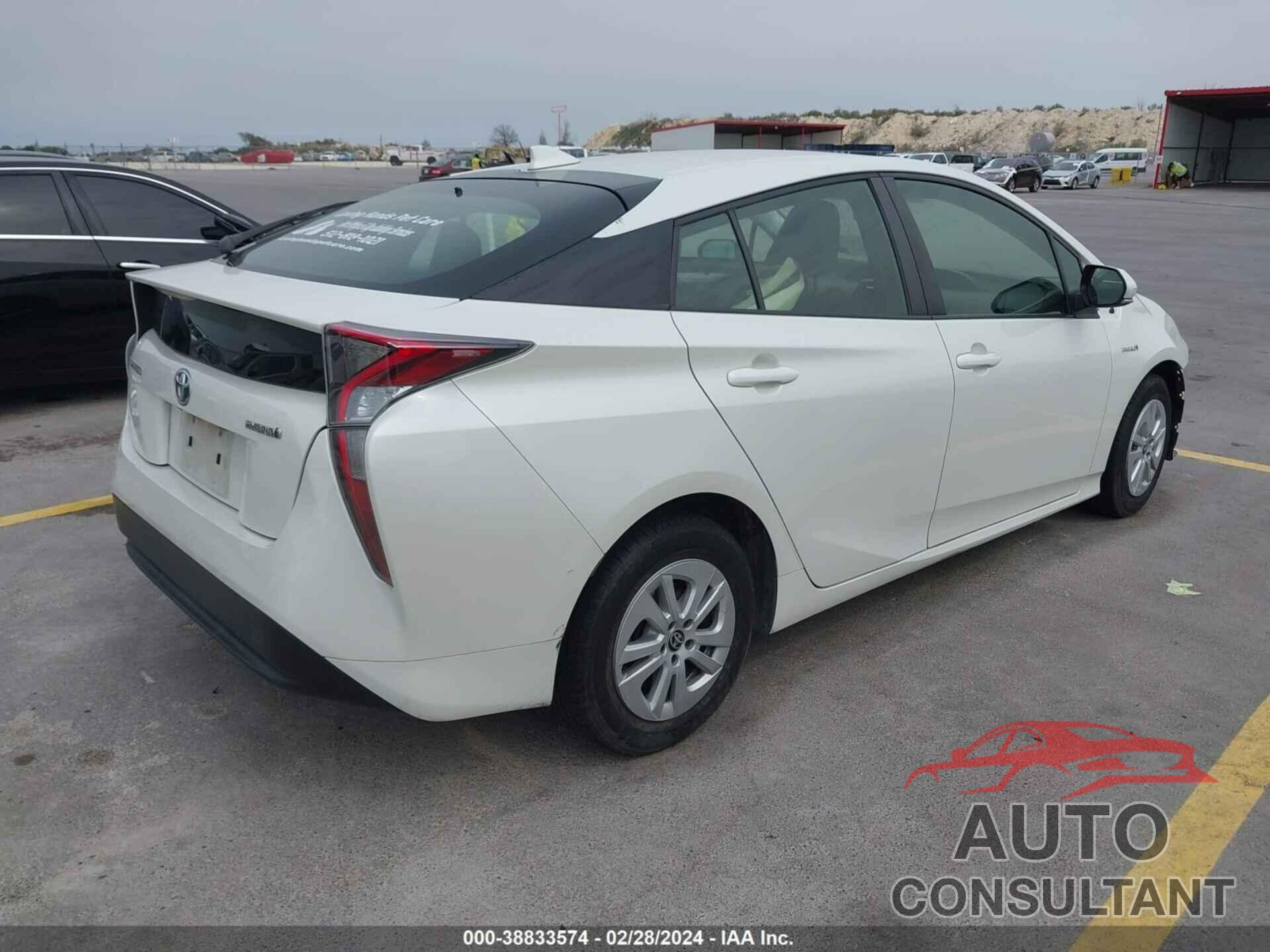 TOYOTA PRIUS 2016 - JTDKBRFU2G3518301