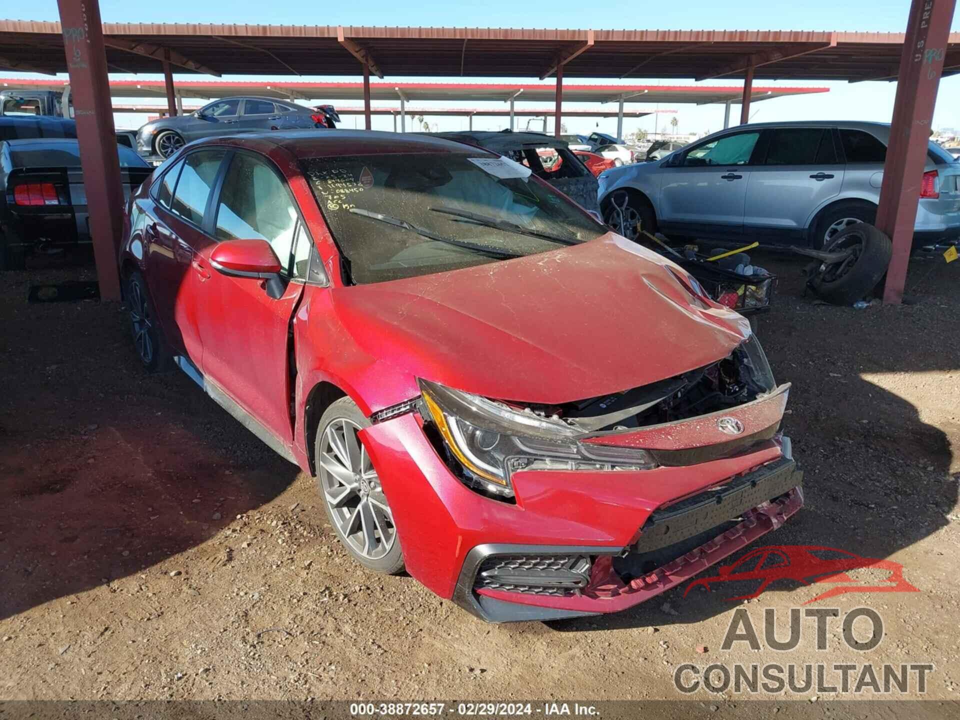 TOYOTA COROLLA 2022 - JTDS4MCE0NJ088450