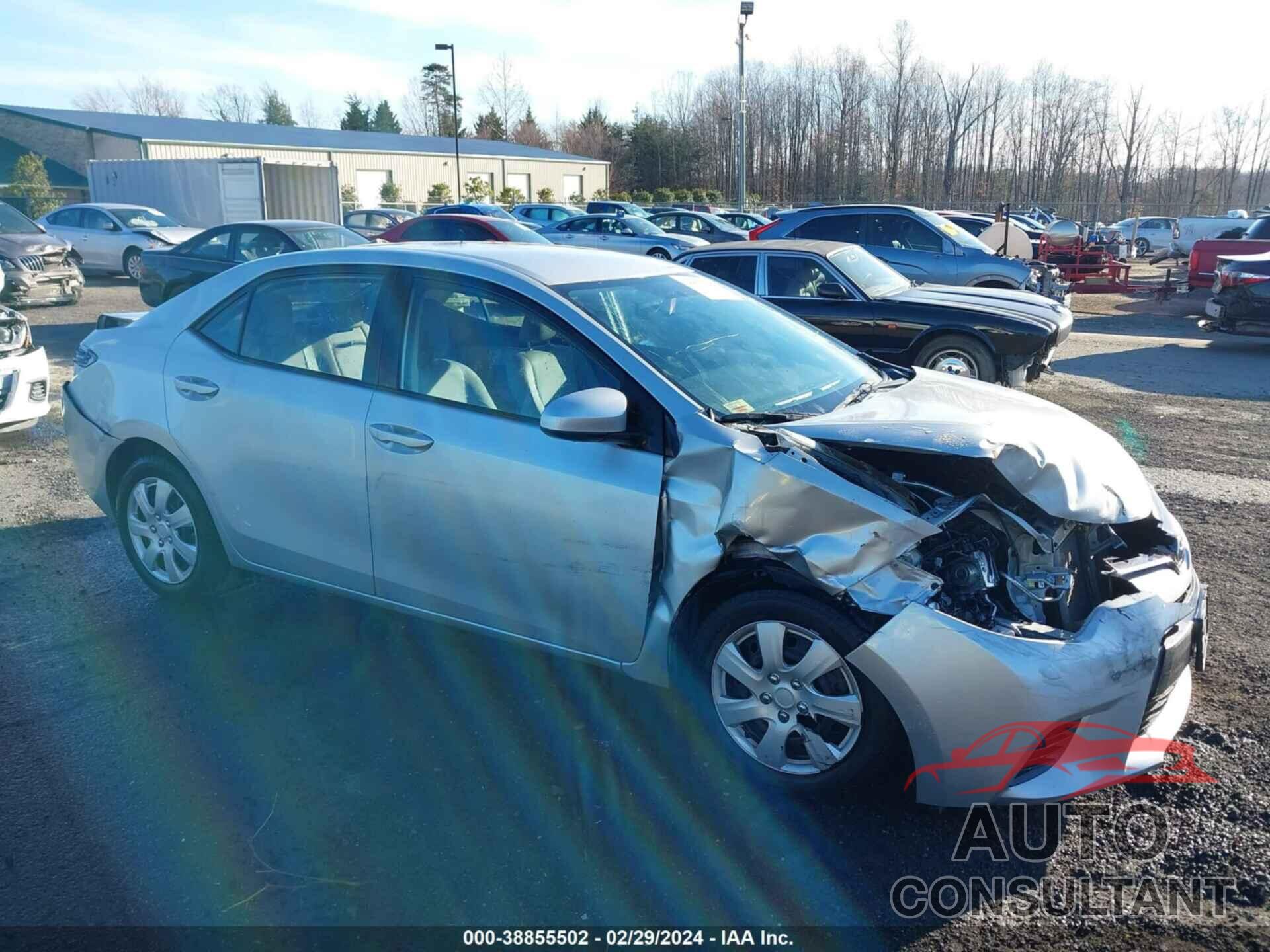 TOYOTA COROLLA 2016 - 2T1BURHE3GC707837