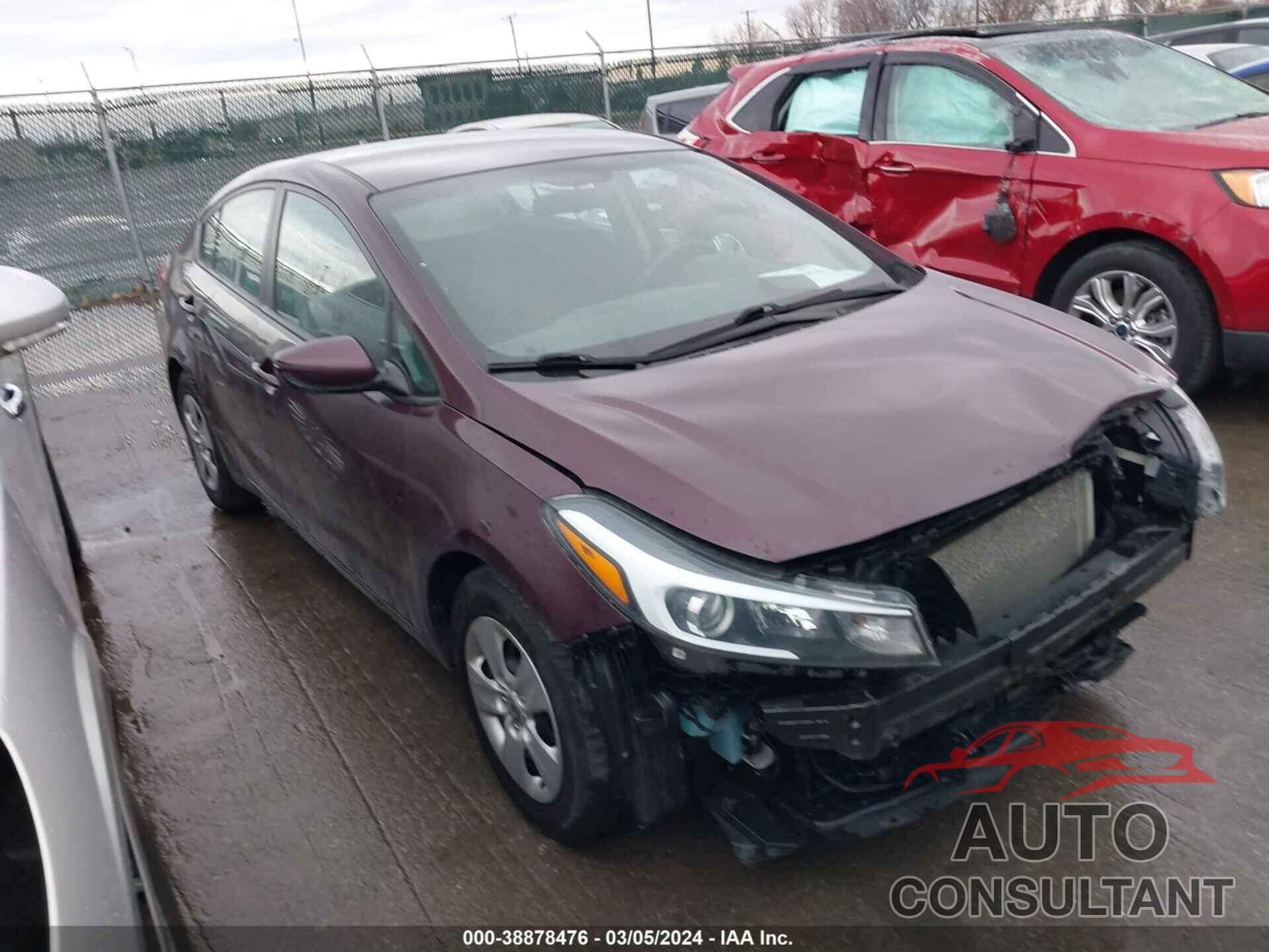 KIA FORTE 2017 - 3KPFK4A74HE058221