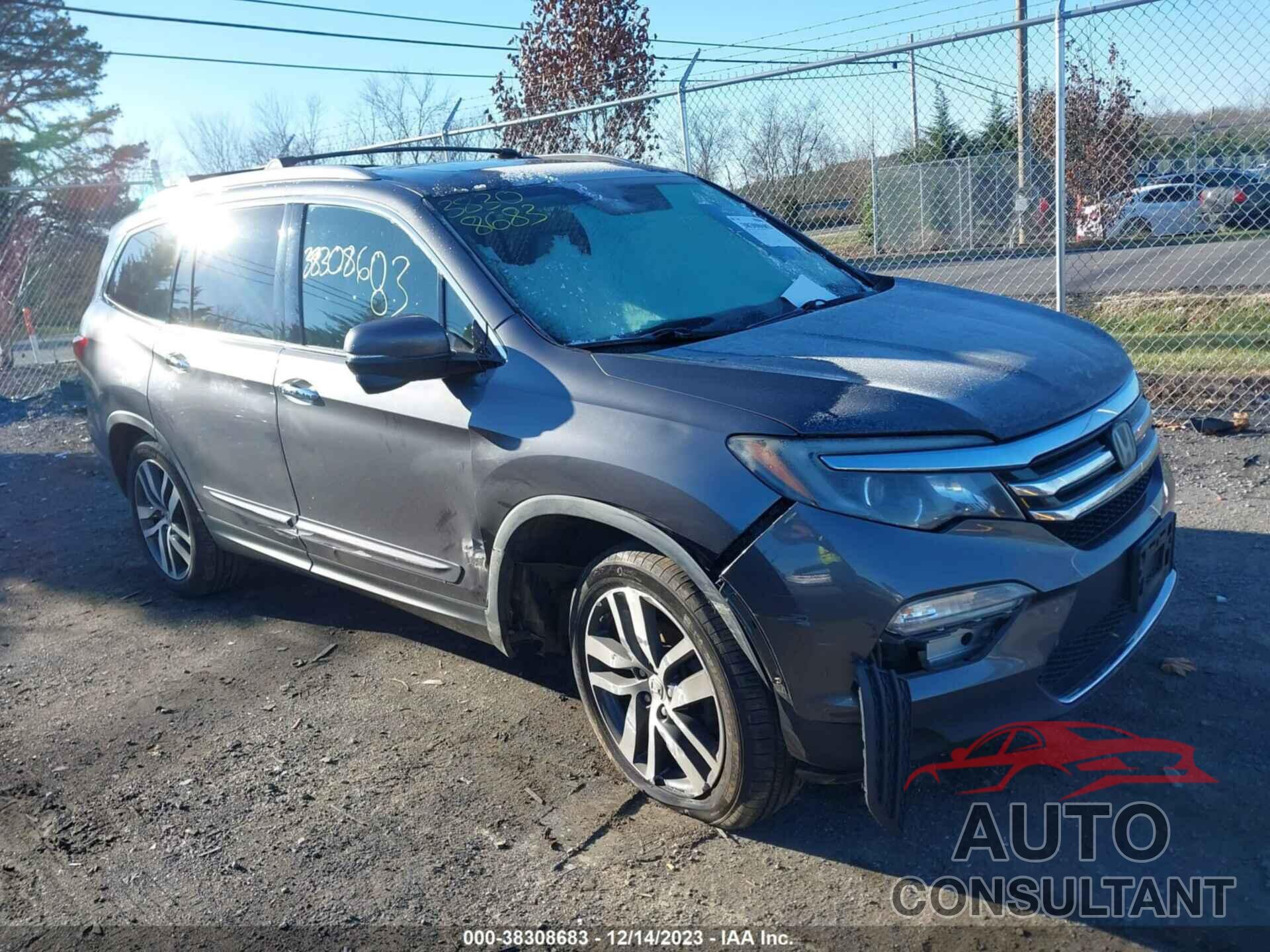 HONDA PILOT 2016 - 5FNYF6H9XGB006536