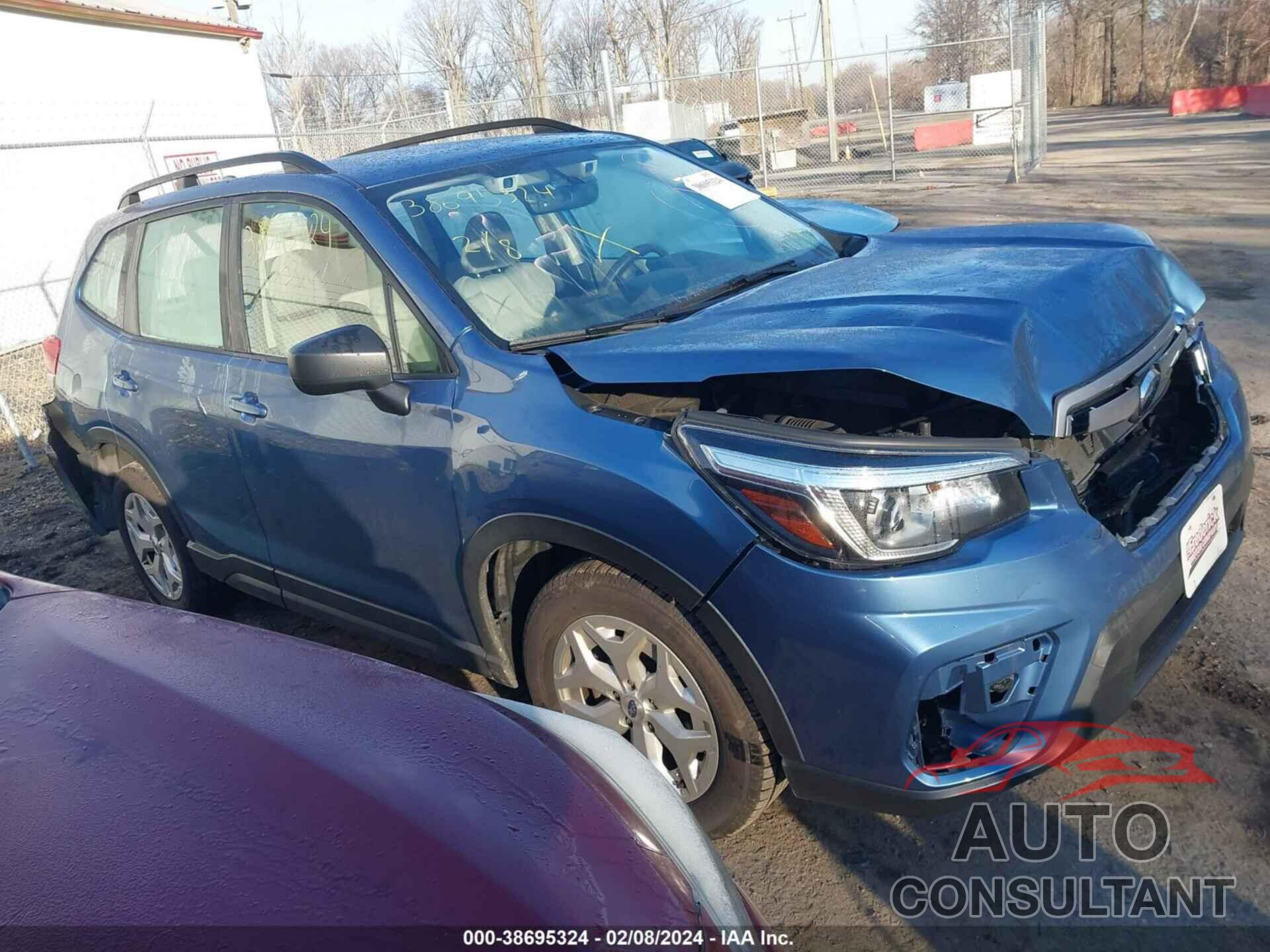 SUBARU FORESTER 2019 - JF2SKACC9KH456888