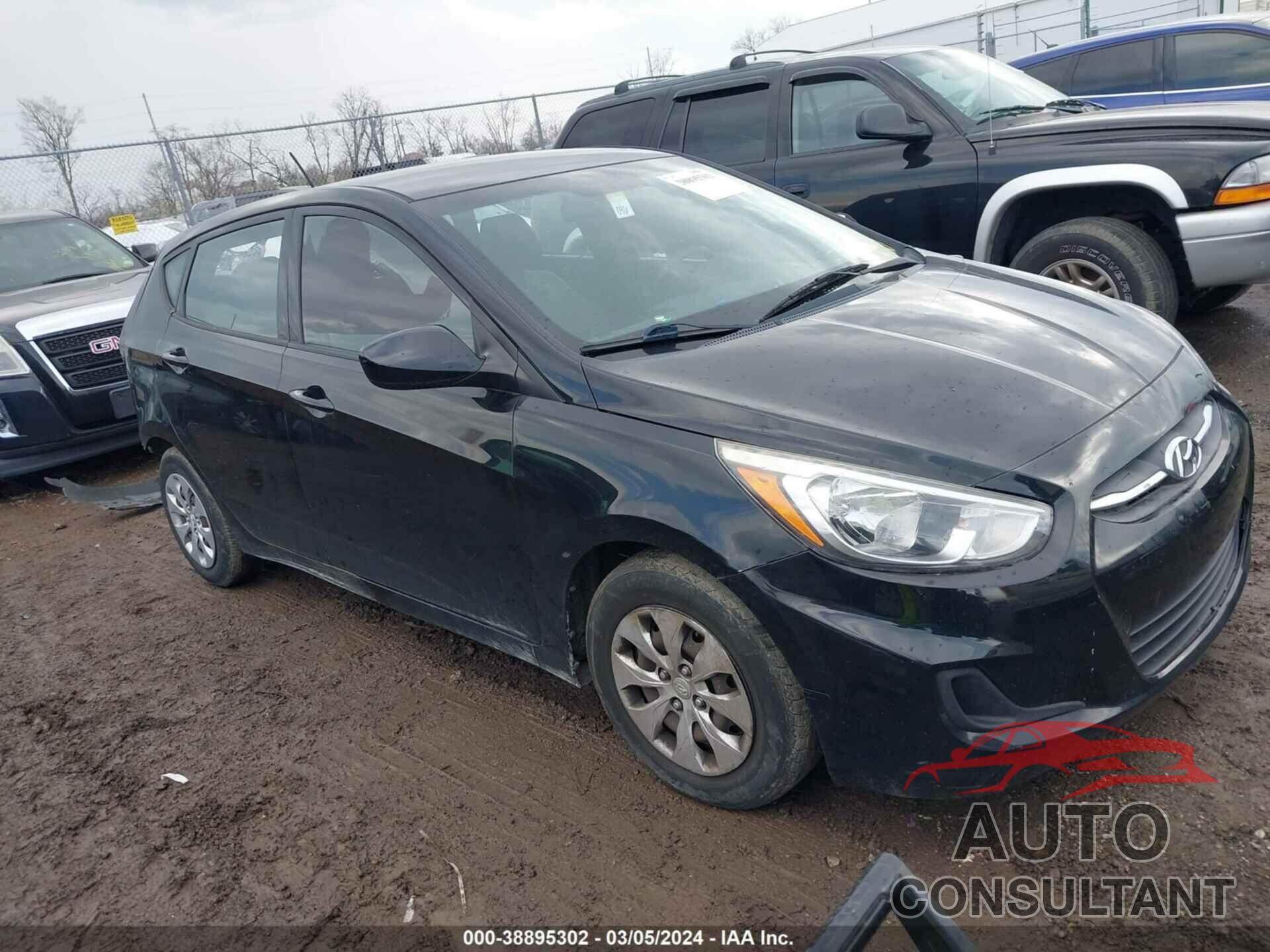 HYUNDAI ACCENT 2016 - KMHCT5AE8GU261936