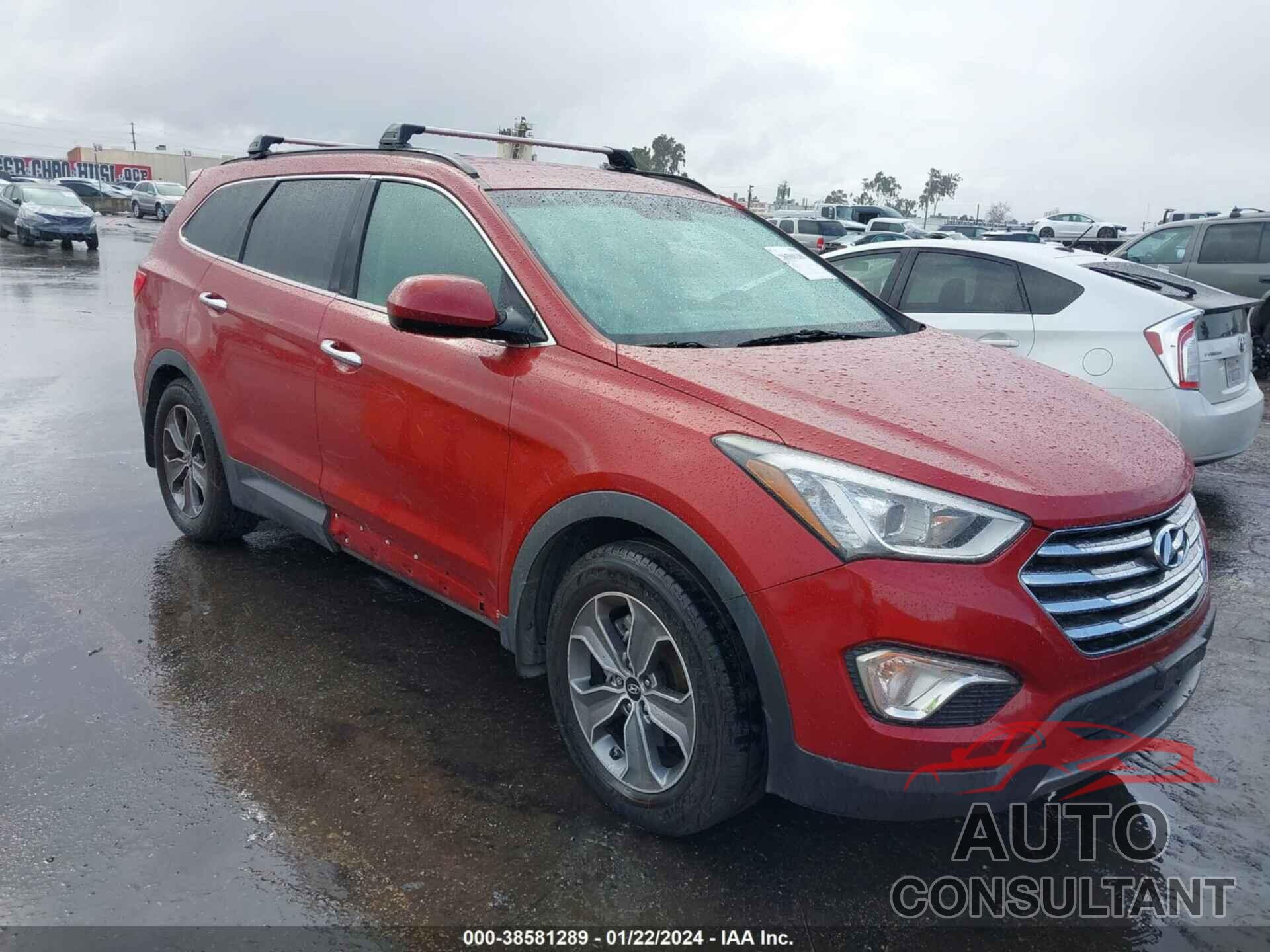 HYUNDAI SANTA FE 2016 - KM8SM4HF5GU148690