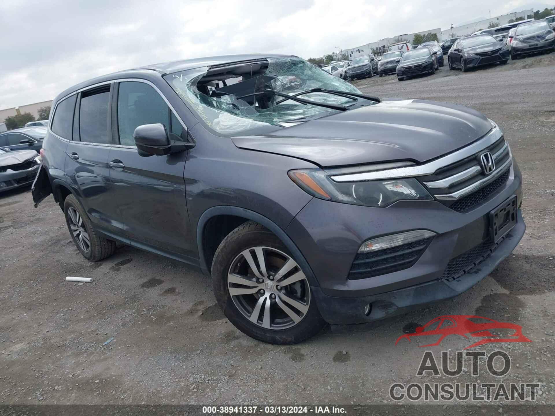 HONDA PILOT 2016 - 5FNYF5H76GB054771