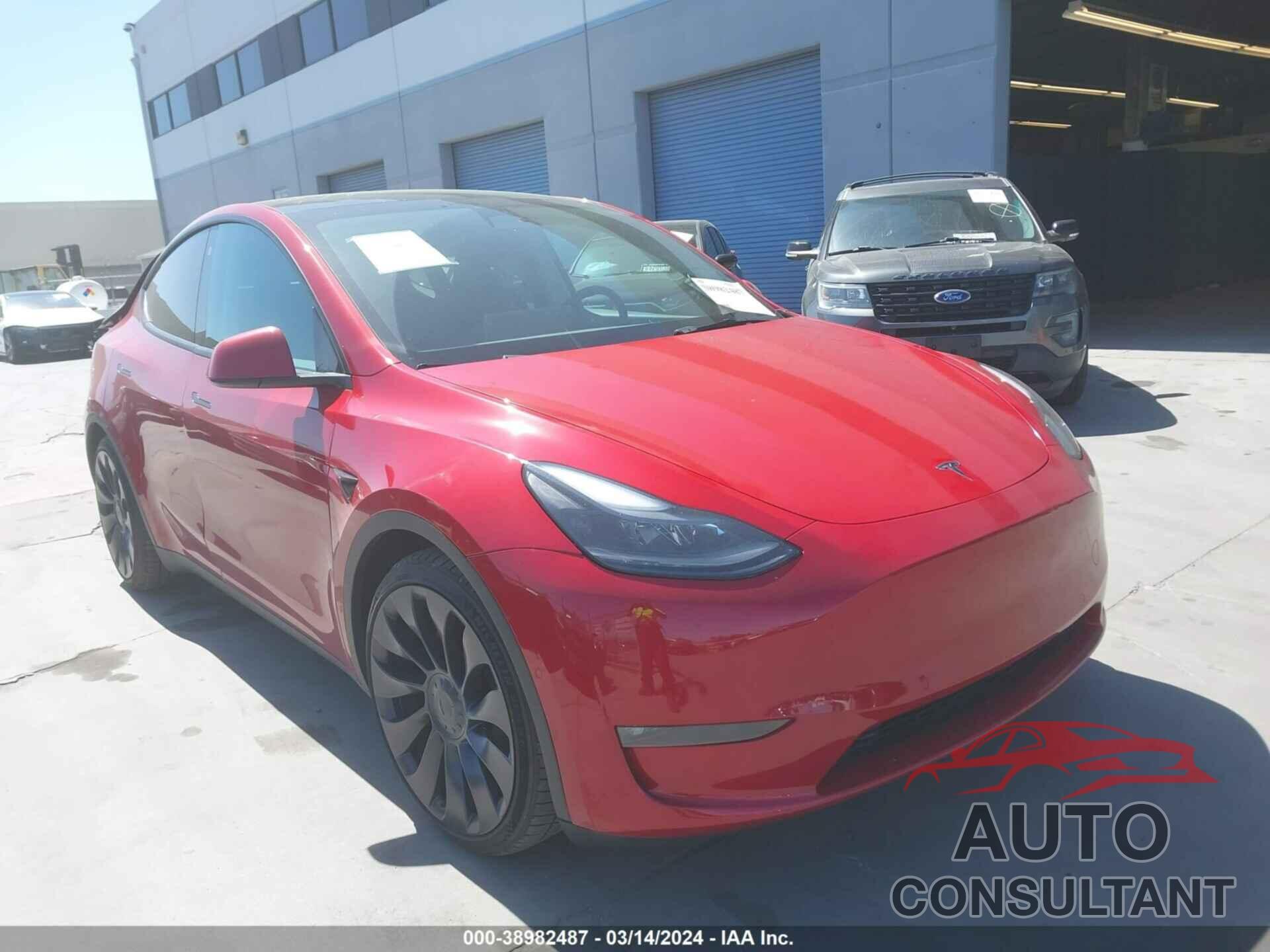 TESLA MODEL Y 2022 - 7SAYGDEF4NF559680