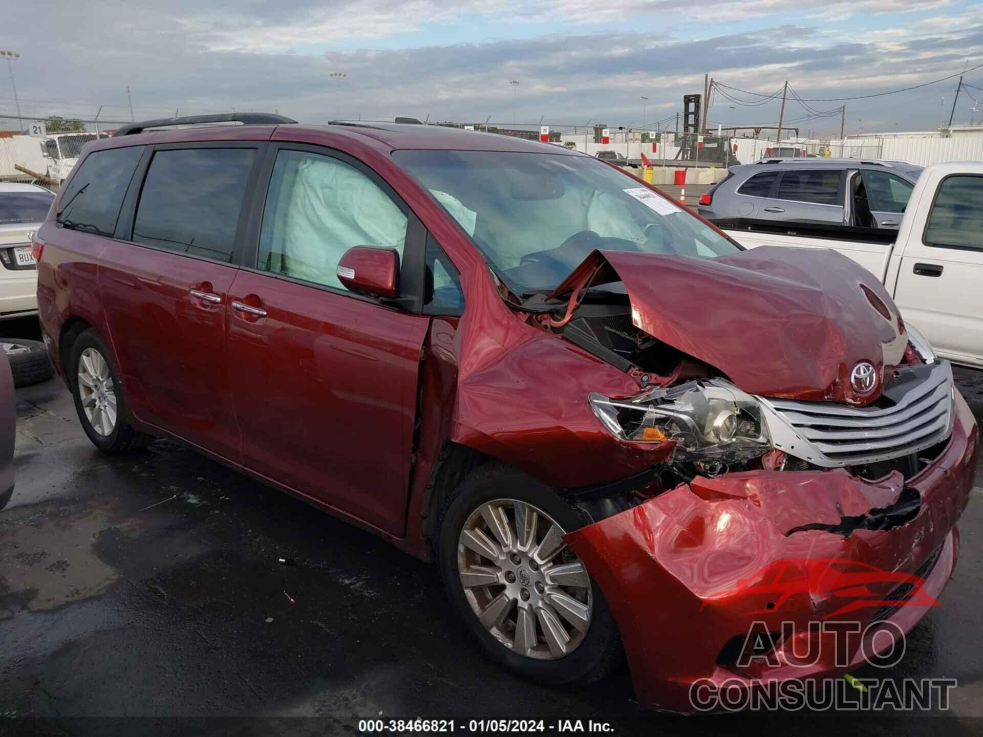 TOYOTA SIENNA 2017 - 5TDYZ3DC9HS766932