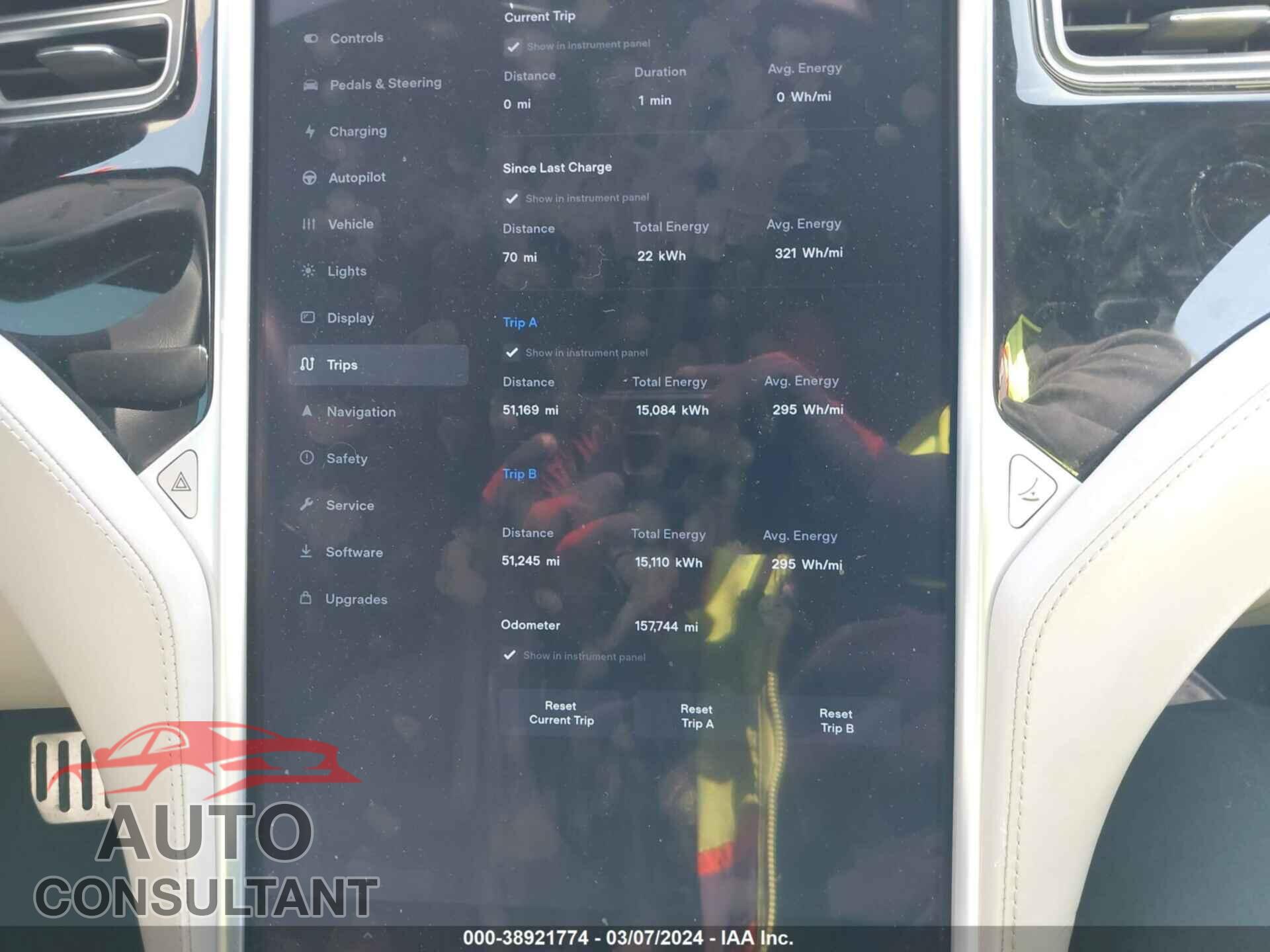 TESLA MODEL S 2016 - 5YJSA1E22GF120819