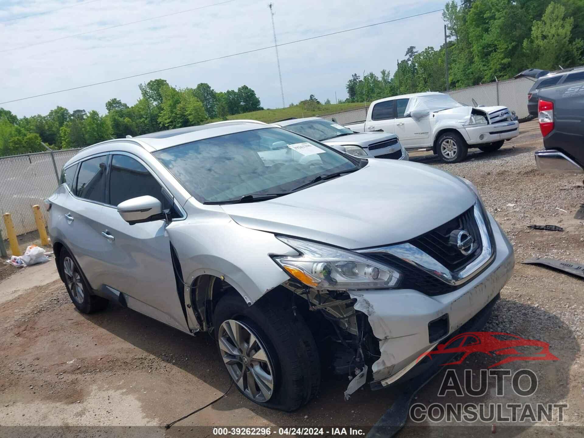 NISSAN MURANO 2017 - 5N1AZ2MGXHN178649