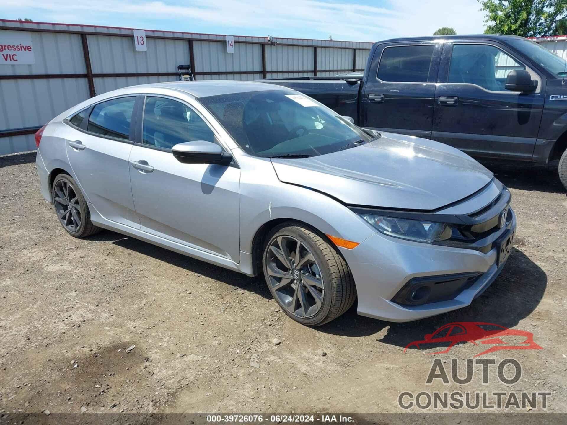 HONDA CIVIC 2020 - 19XFC2F85LE208431