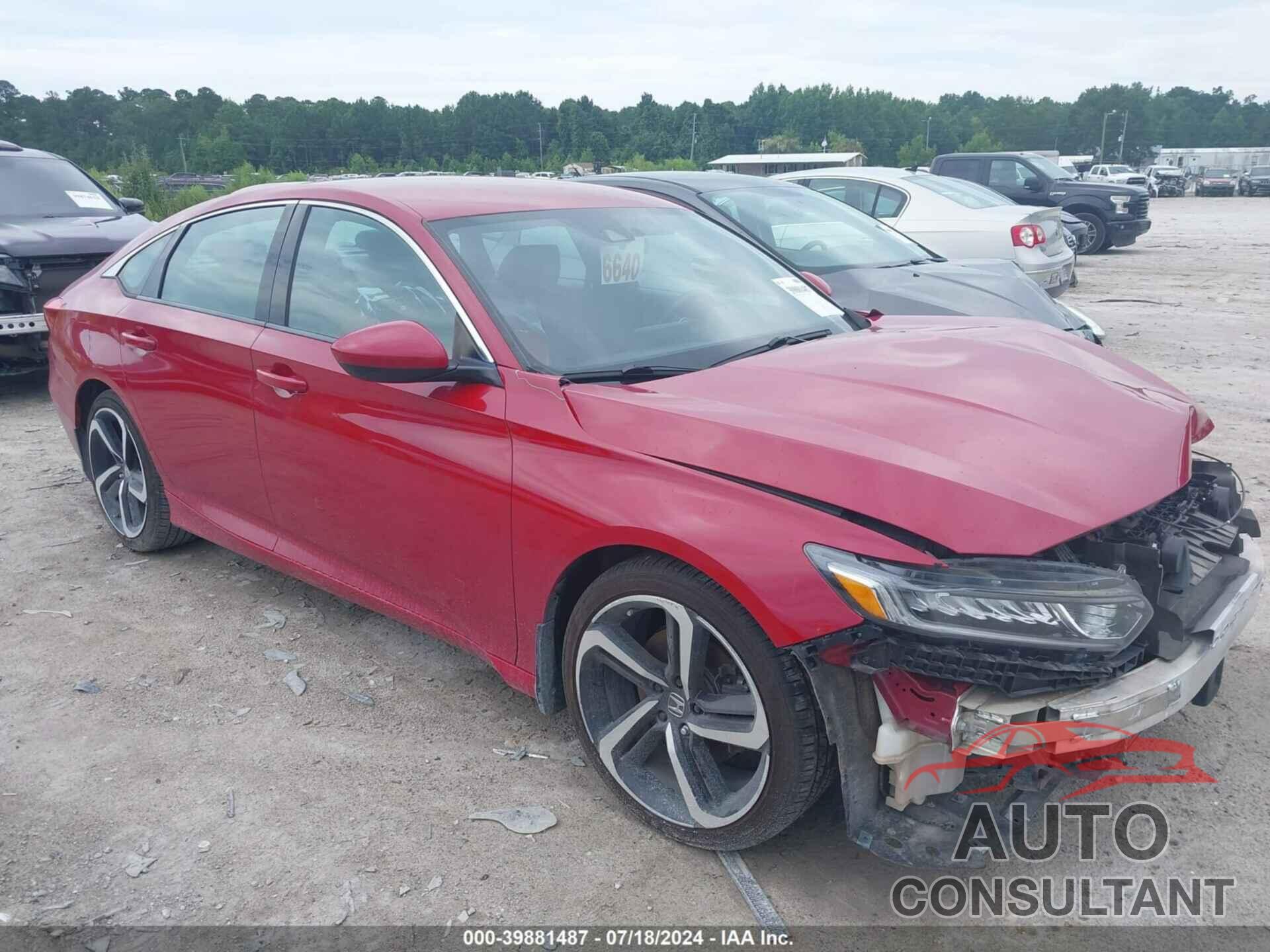 HONDA ACCORD 2018 - 1HGCV1F30JA182303