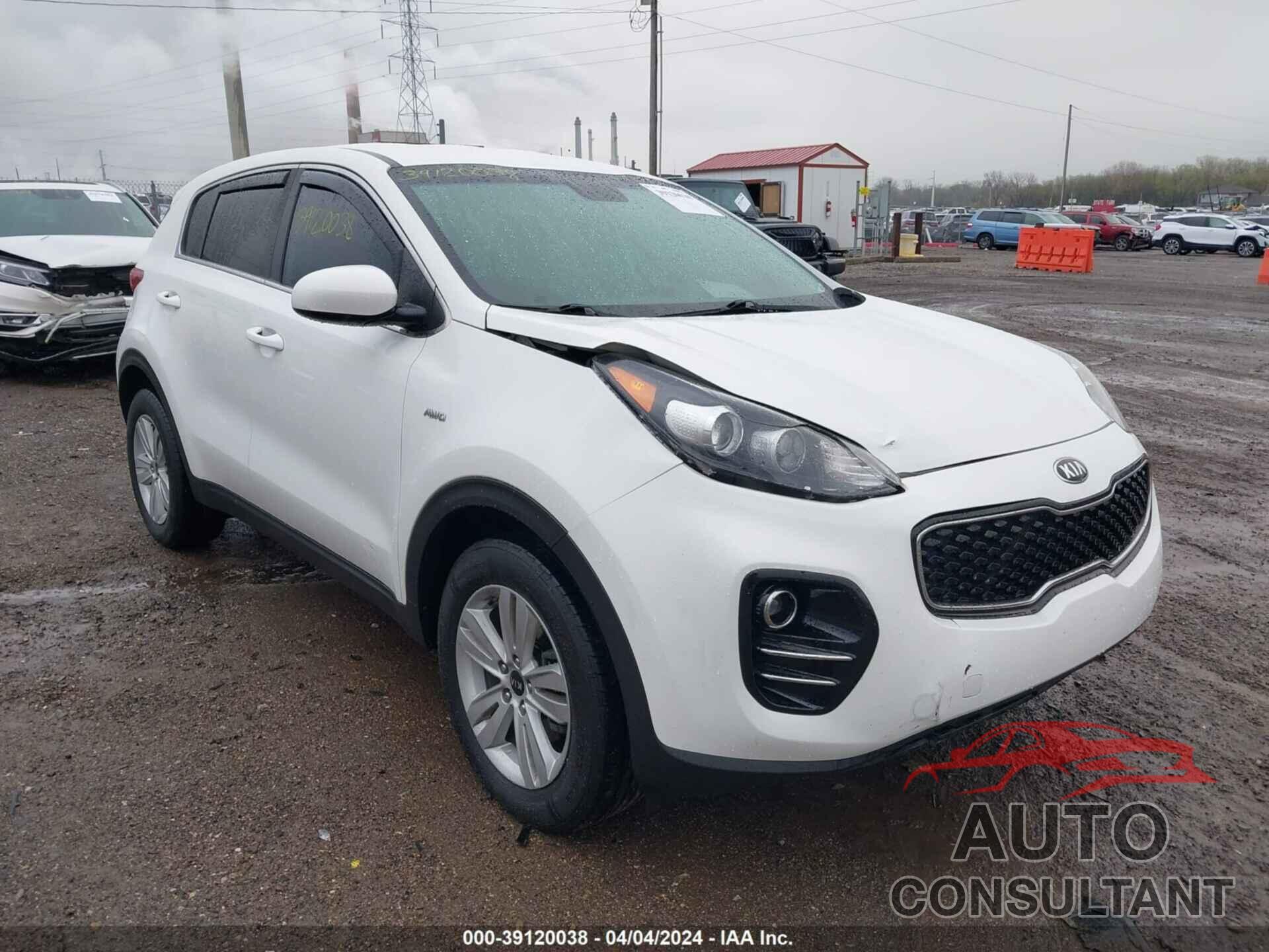 KIA SPORTAGE 2017 - KNDPMCAC1H7208100