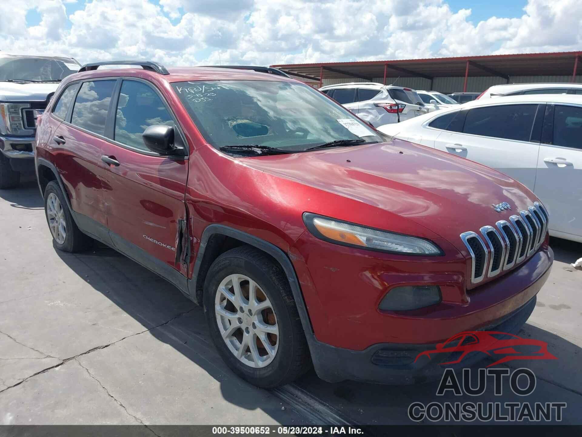 JEEP CHEROKEE 2016 - 1C4PJLAB3GW342434