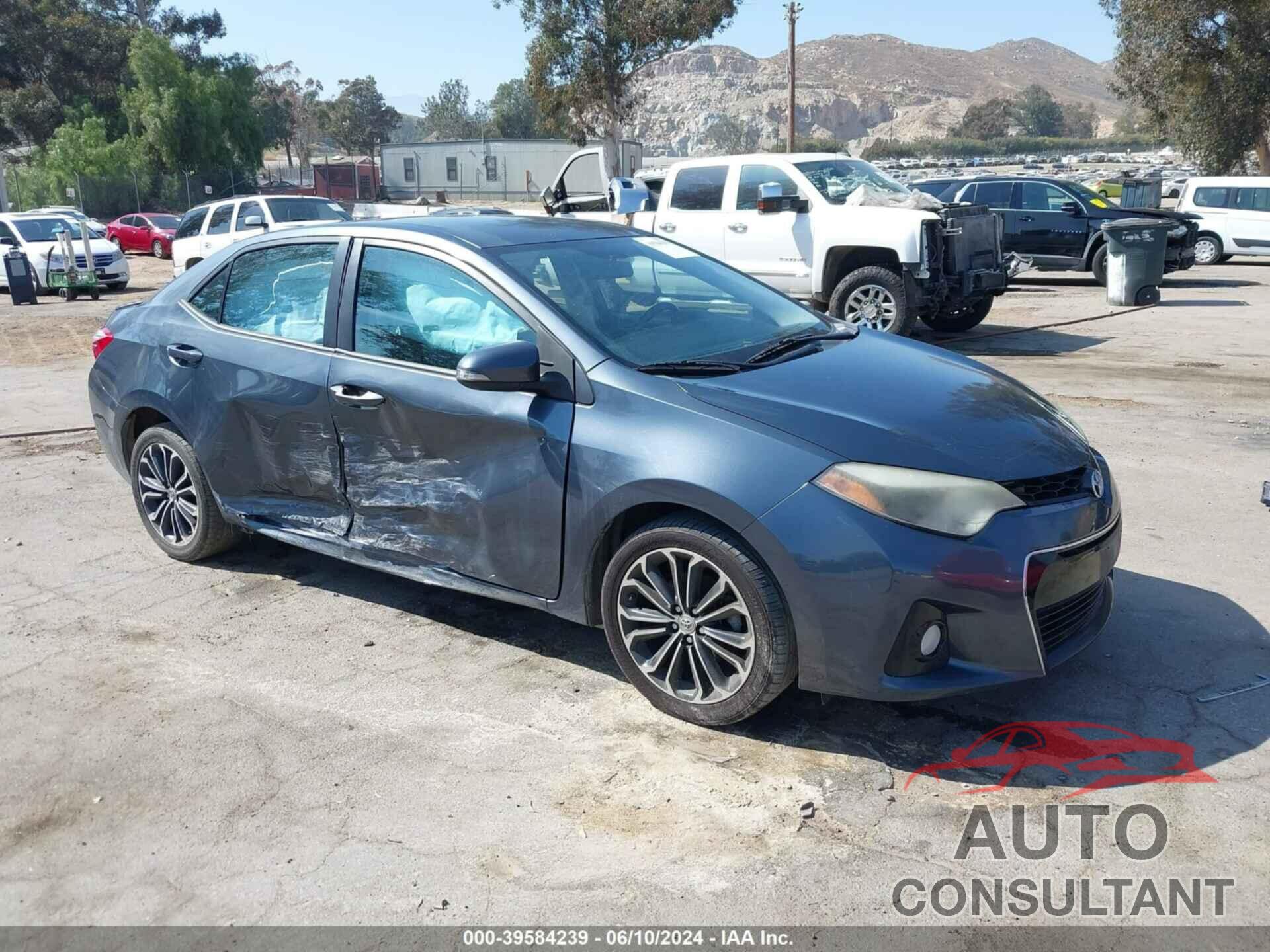 TOYOTA COROLLA 2016 - 5YFBURHE5GP509793