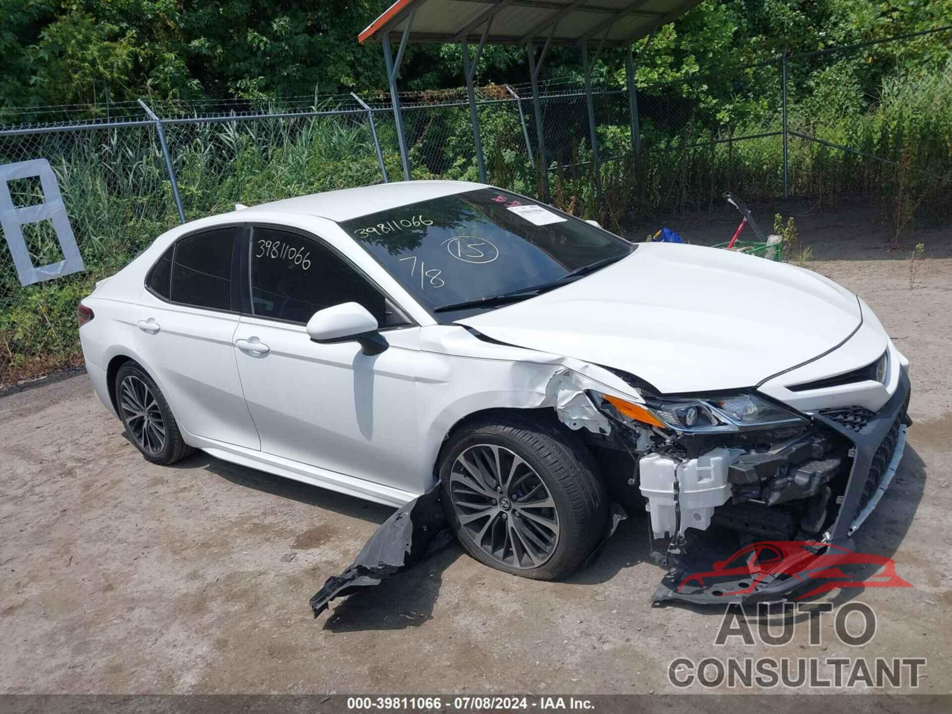 TOYOTA CAMRY 2019 - 4T1B11HK1KU278673