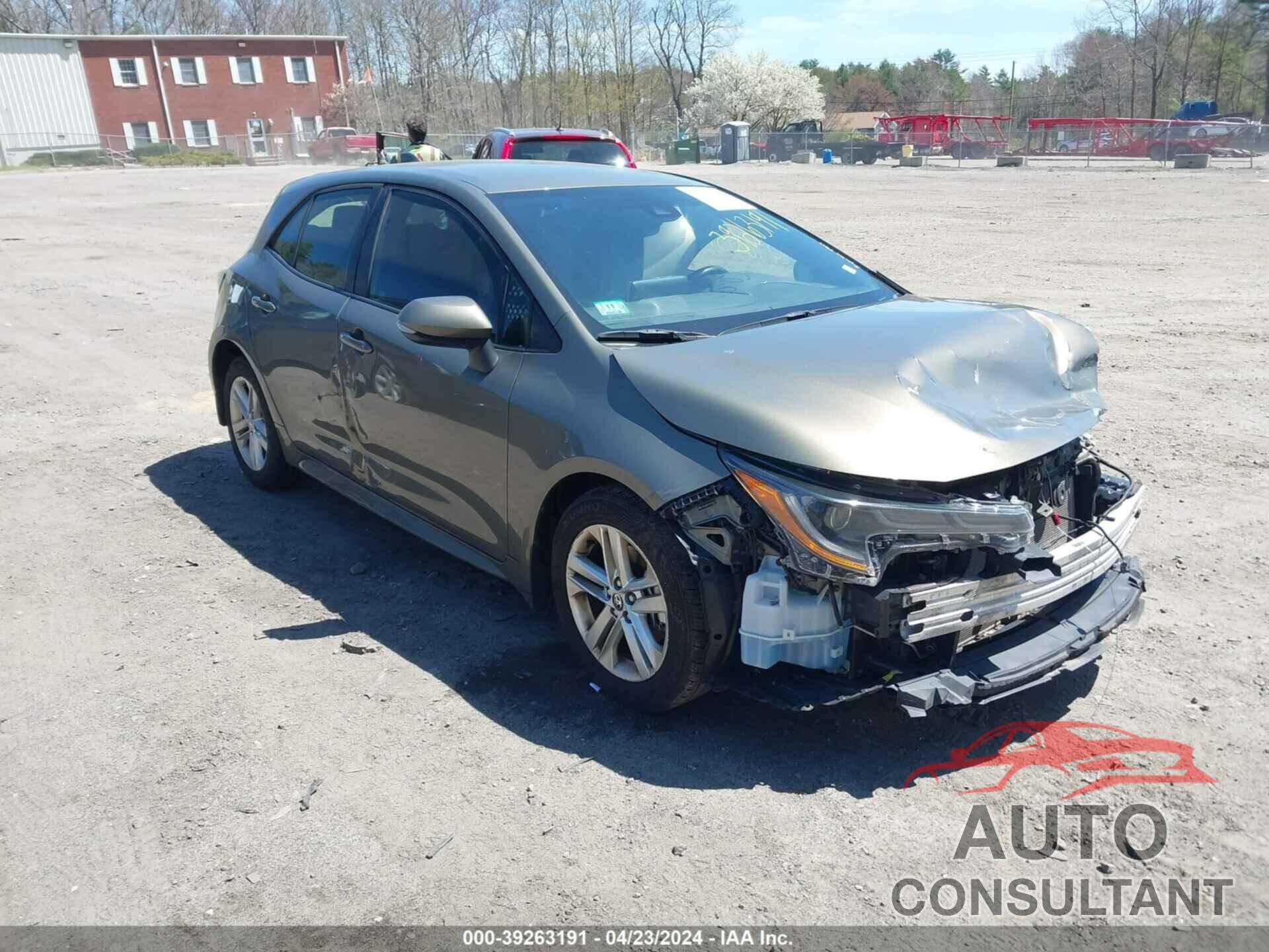 TOYOTA COROLLA 2019 - JTNK4RBE1K3052311