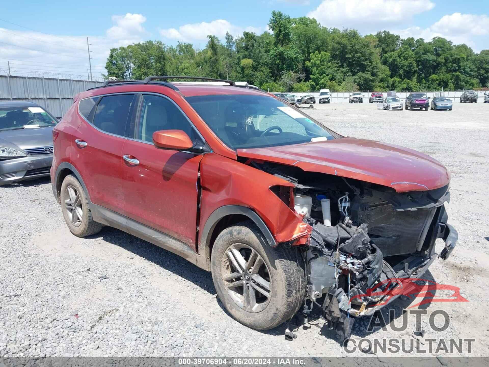 HYUNDAI SANTA FE SPORT 2017 - 5XYZU3LB7HG415753