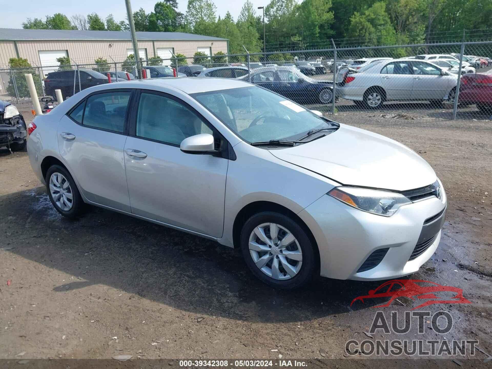 TOYOTA COROLLA 2016 - 5YFBURHE8GP483187