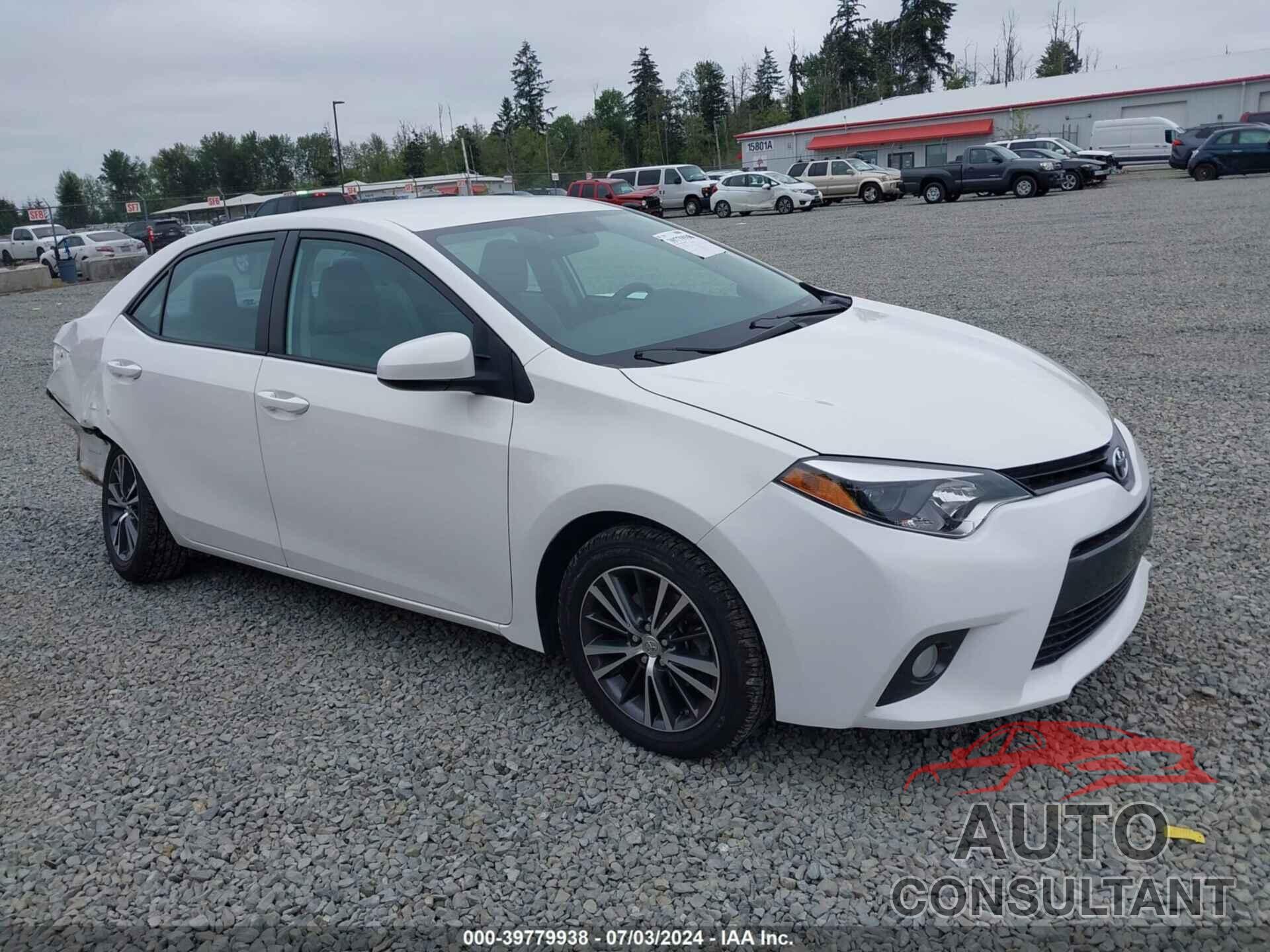 TOYOTA COROLLA 2016 - 5YFBURHE5GP376694