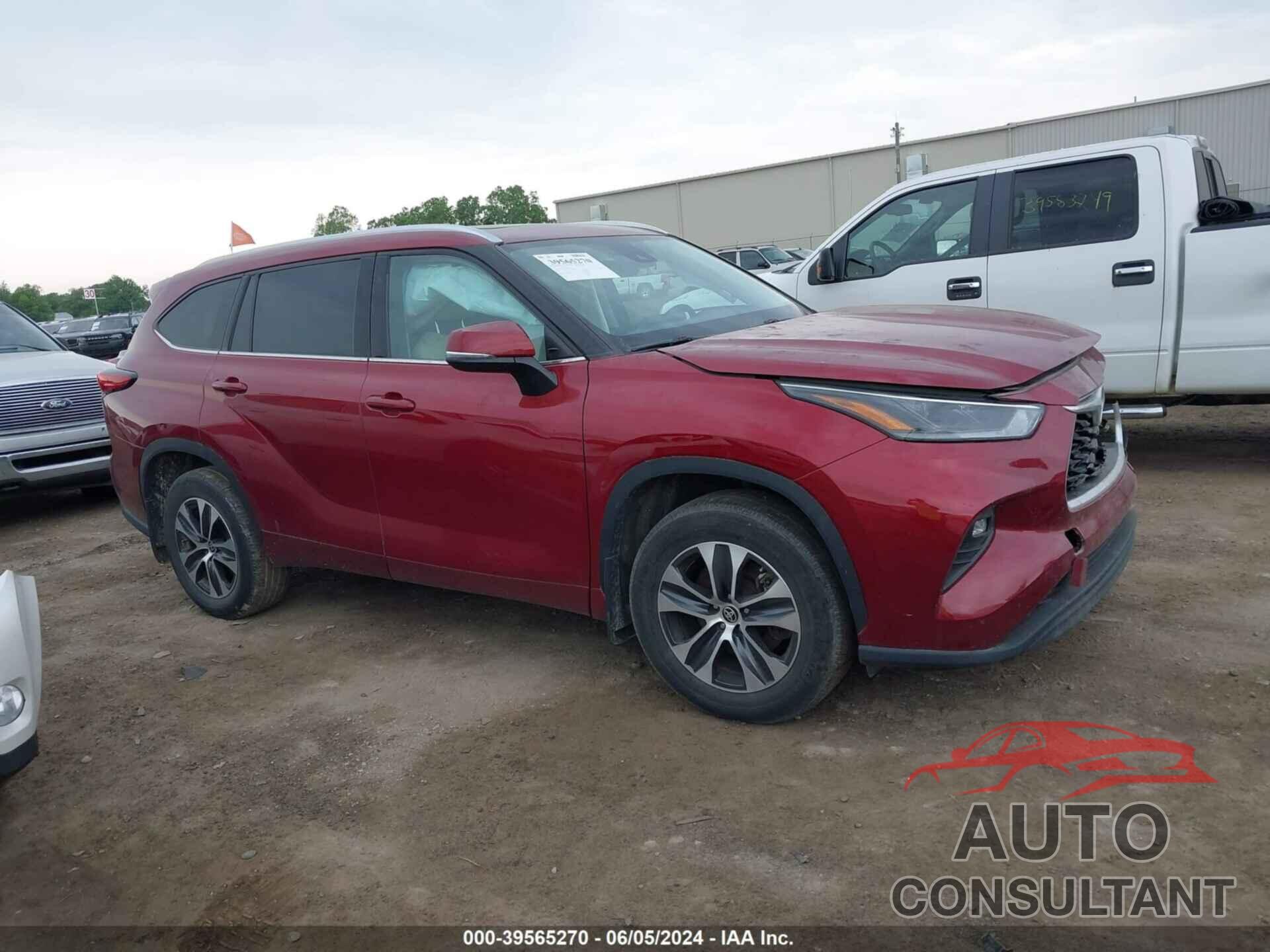 TOYOTA HIGHLANDER 2021 - 5TDHZRBH5MS069351