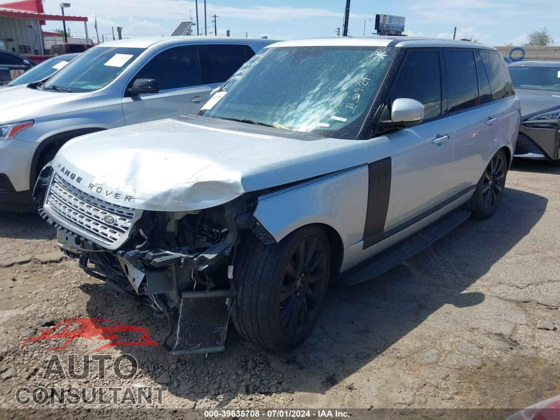 LAND ROVER RANGE ROVER 2013 - SALGS2EF5DA100377