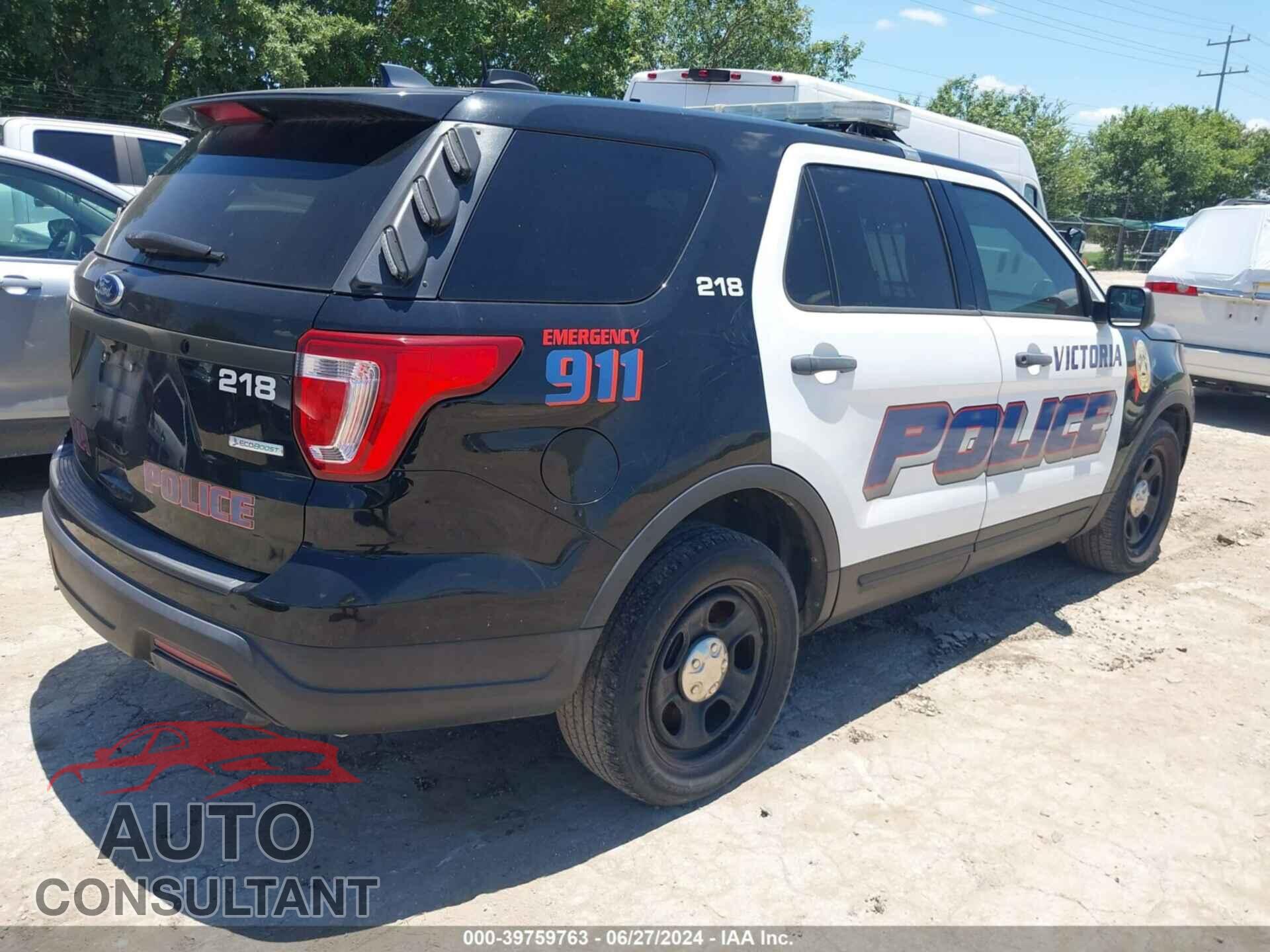FORD POLICE INTERCEPTOR UTILITY 2018 - 1FM5K8AT8JGB19085