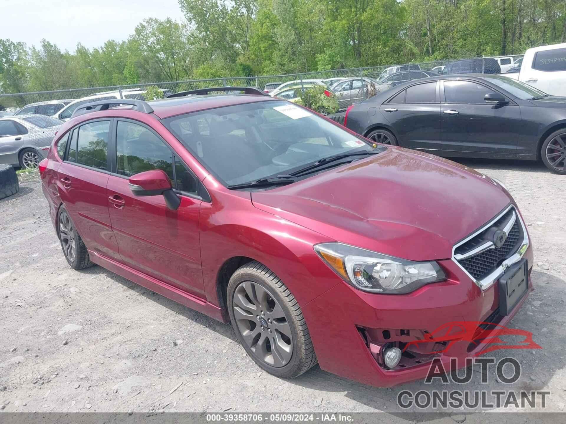 SUBARU IMPREZA 2016 - JF1GPAS67GH302517