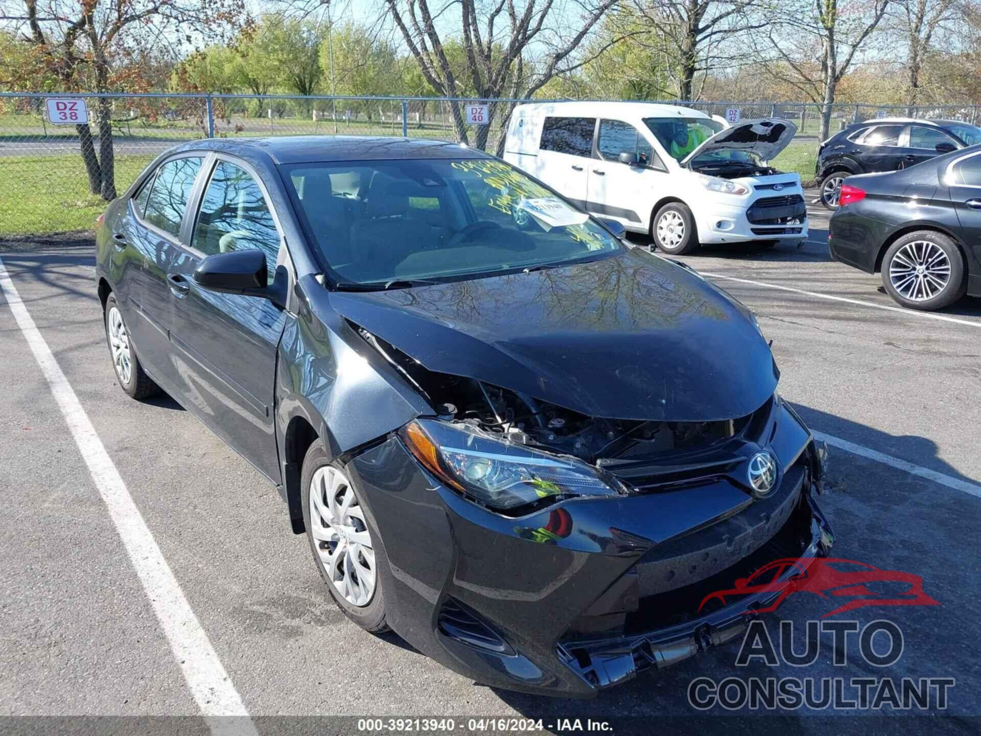 TOYOTA COROLLA 2019 - 2T1BURHE1KC184830