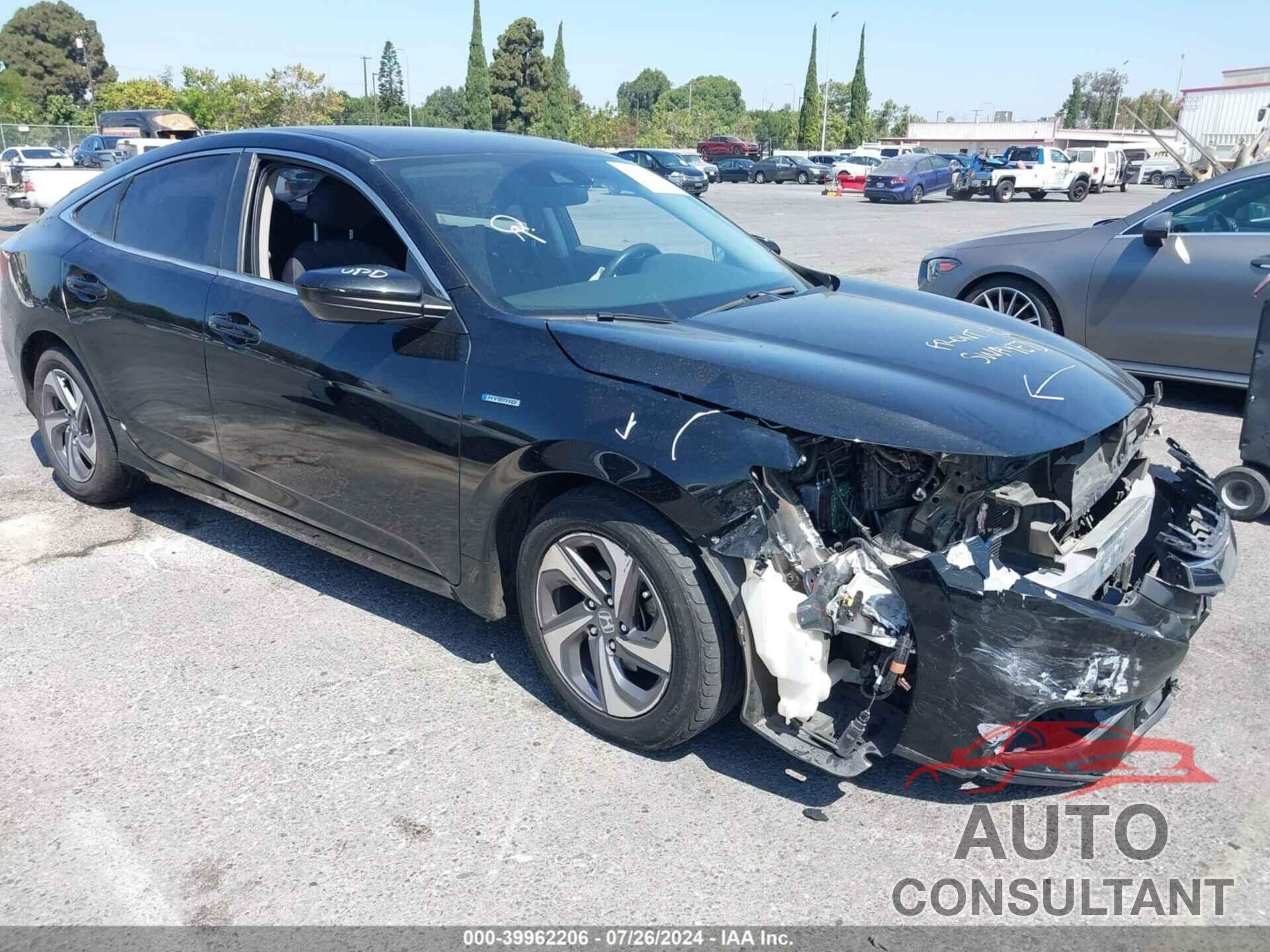 HONDA INSIGHT 2019 - 19XZE4F10KE002390