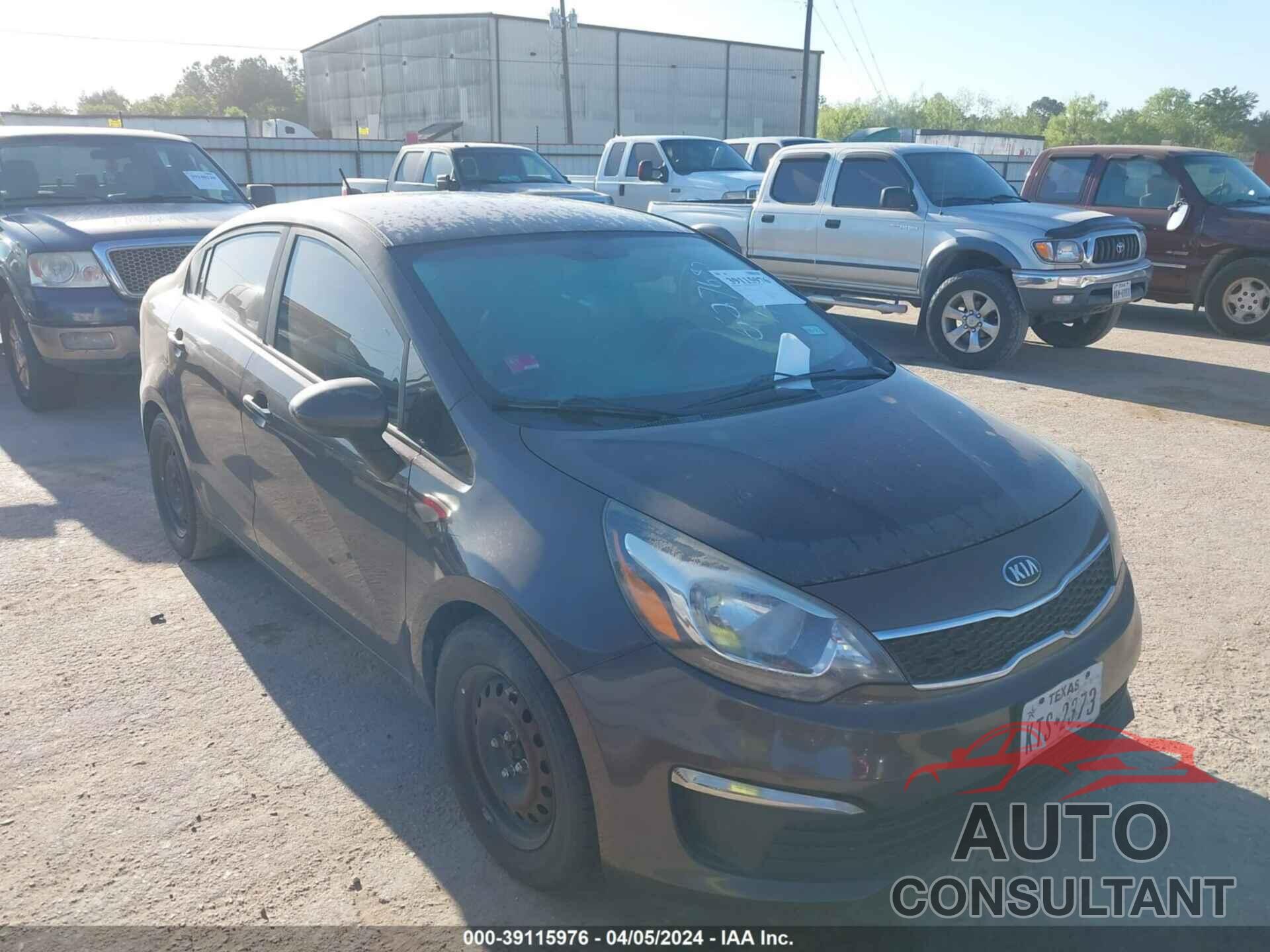 KIA RIO 2016 - KNADN4A37G6627642