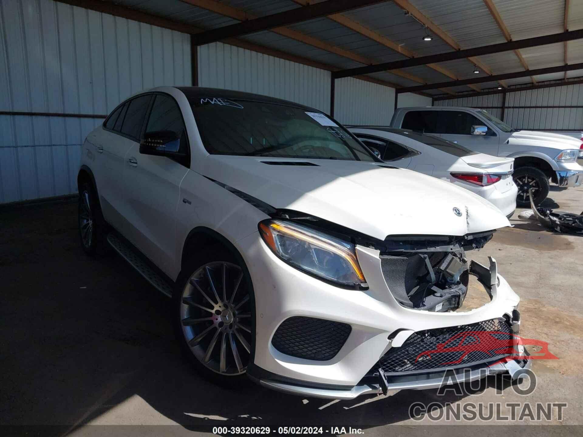 MERCEDES-BENZ AMG GLE 43 COUPE 2019 - 4JGED6EB7KA134164