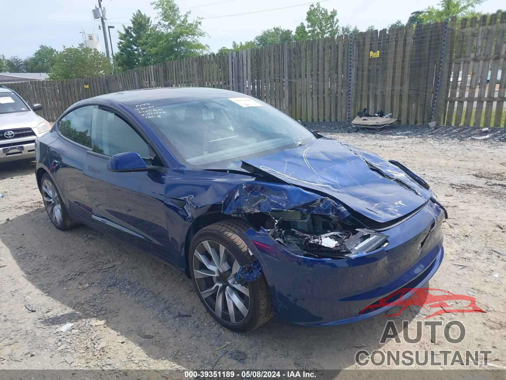 TESLA MODEL 3 2024 - 5YJ3E1EA8RF732297