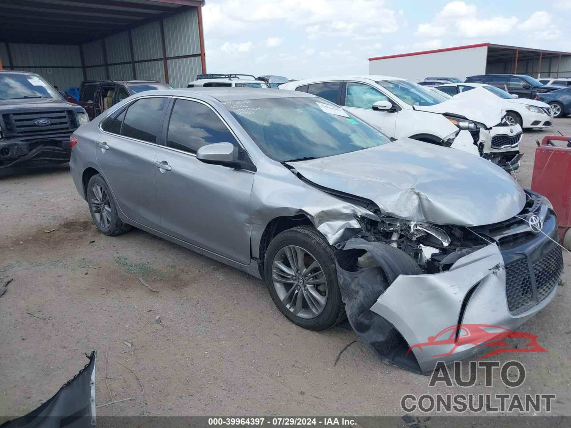 TOYOTA CAMRY 2017 - 4T1BF1FK1HU376194