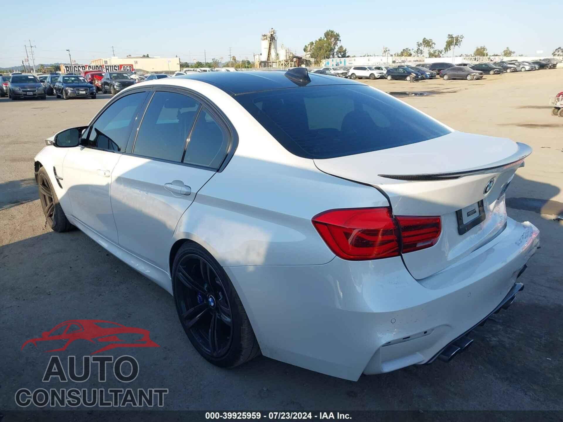 BMW M3 2018 - WBS8M9C50J5K98694