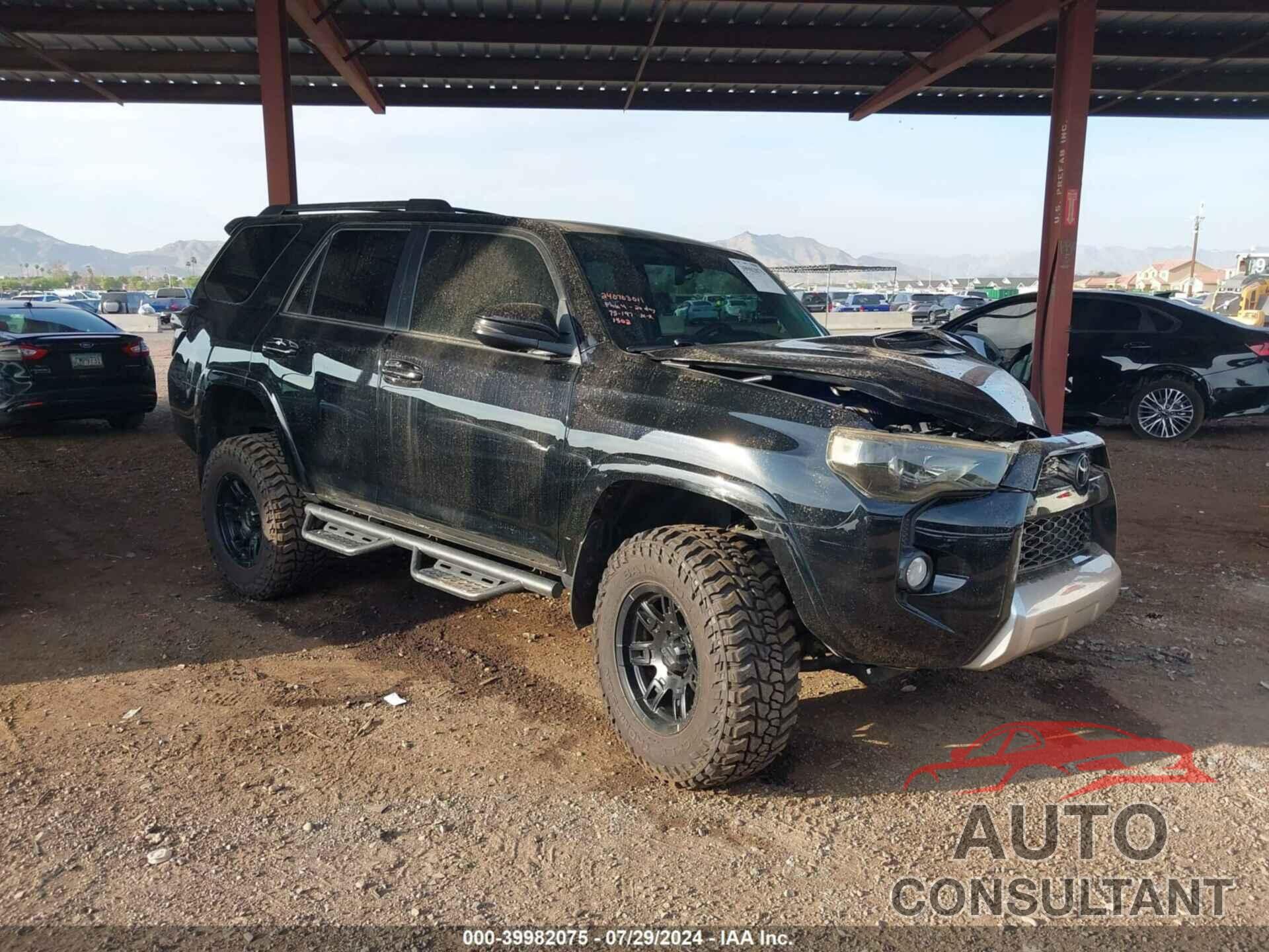 TOYOTA 4RUNNER 2016 - JTEBU5JR8G5381502