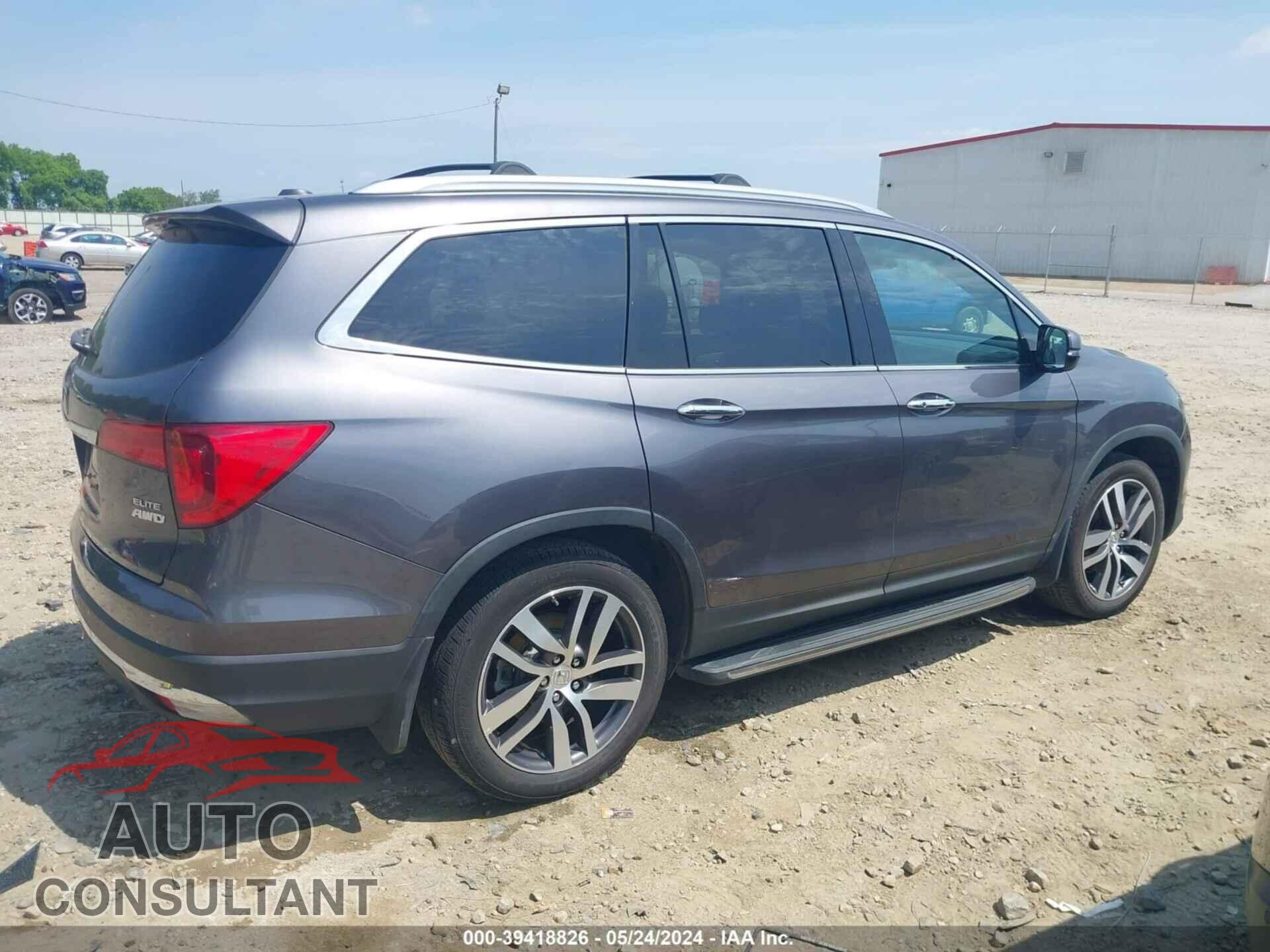 HONDA PILOT 2017 - 5FNYF6H03HB073370