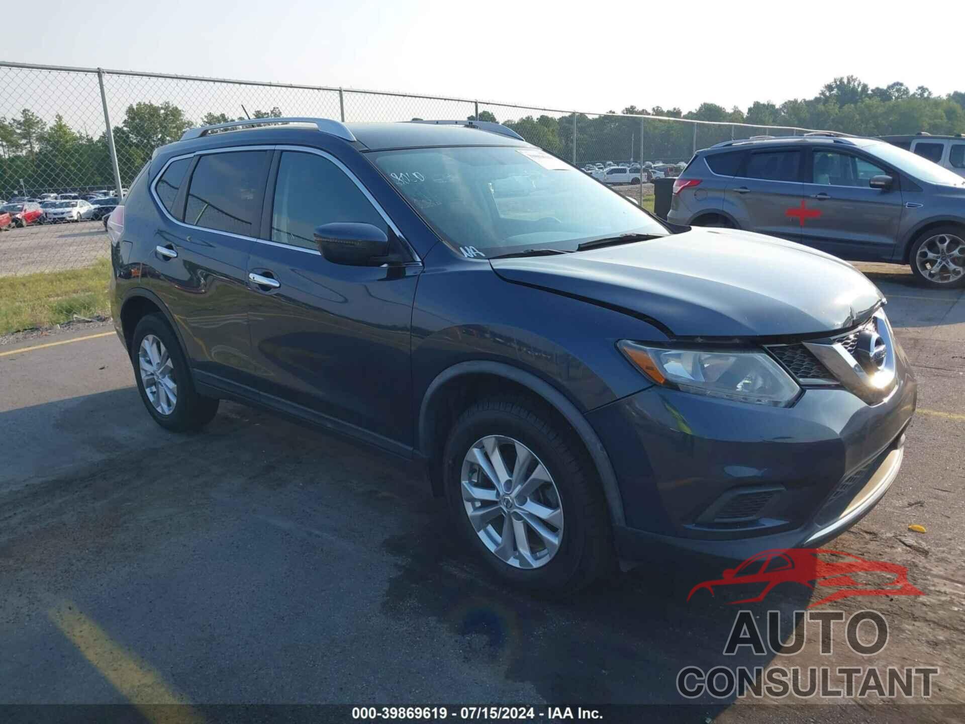 NISSAN ROGUE 2016 - KNMAT2MV8GP683693