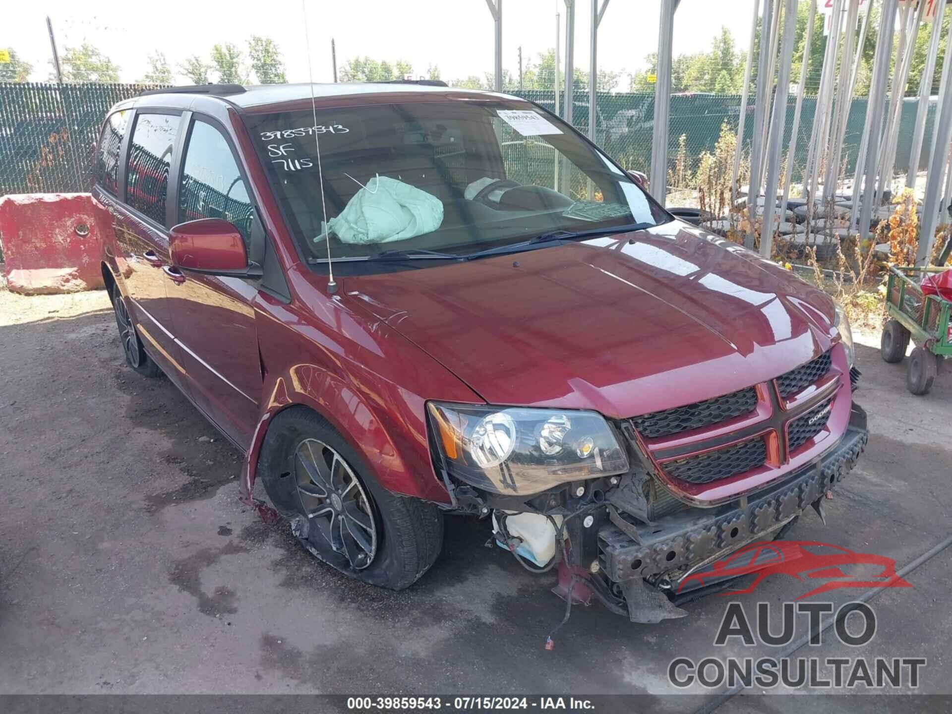 DODGE GRAND CARAVAN 2017 - 2C4RDGEG0HR858239