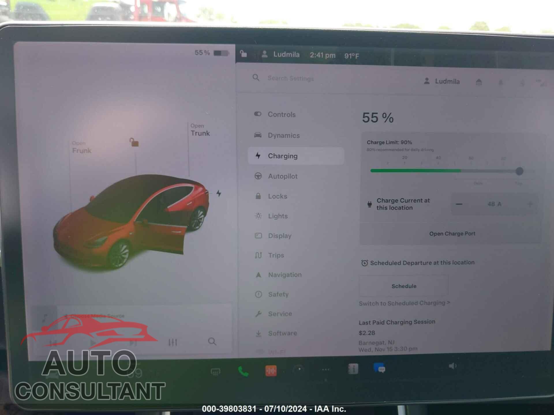 TESLA MODEL 3 2018 - 5YJ3E1EA2JF032134