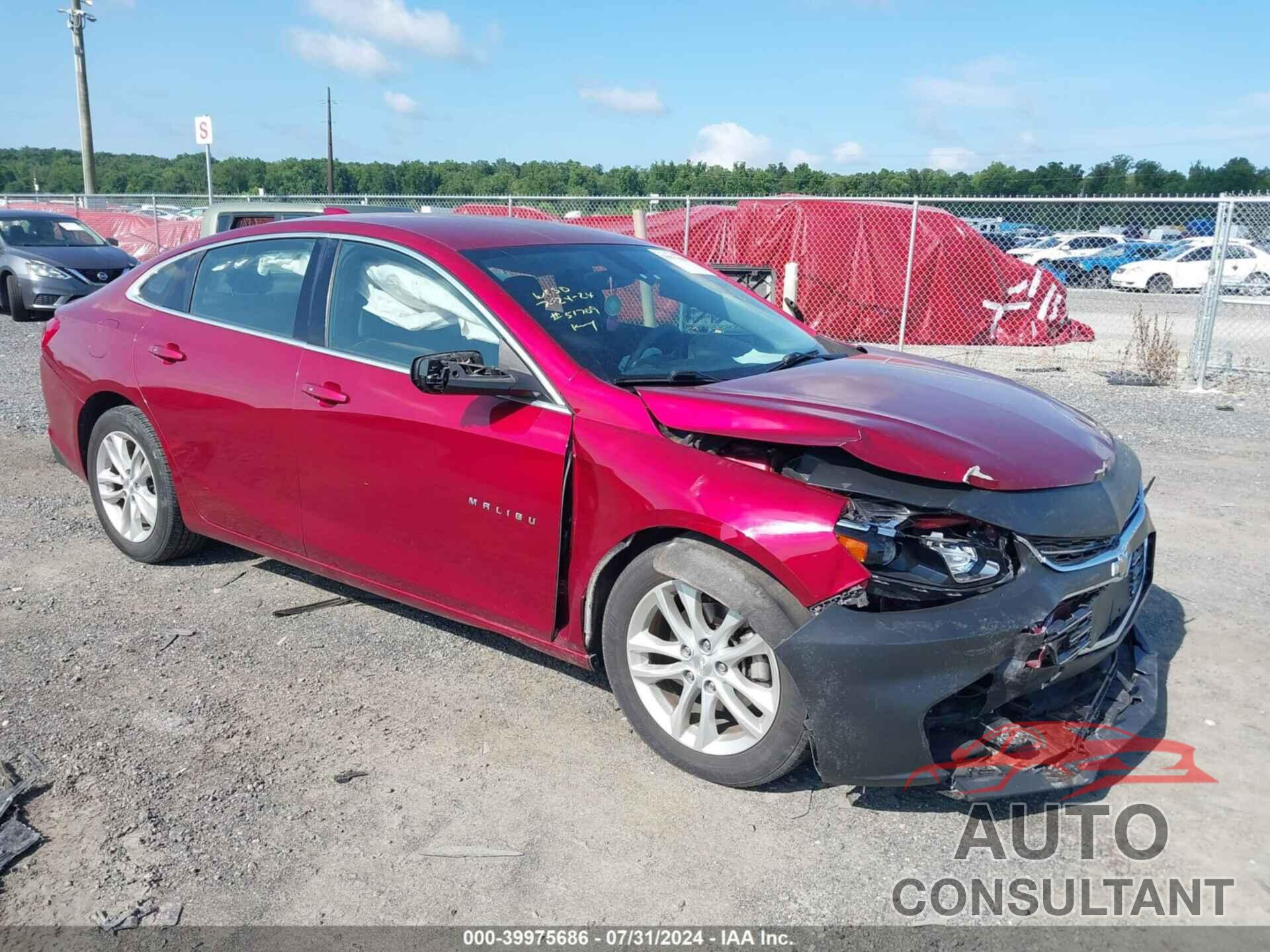 CHEVROLET MALIBU 2017 - 1G1ZE5ST3HF131518