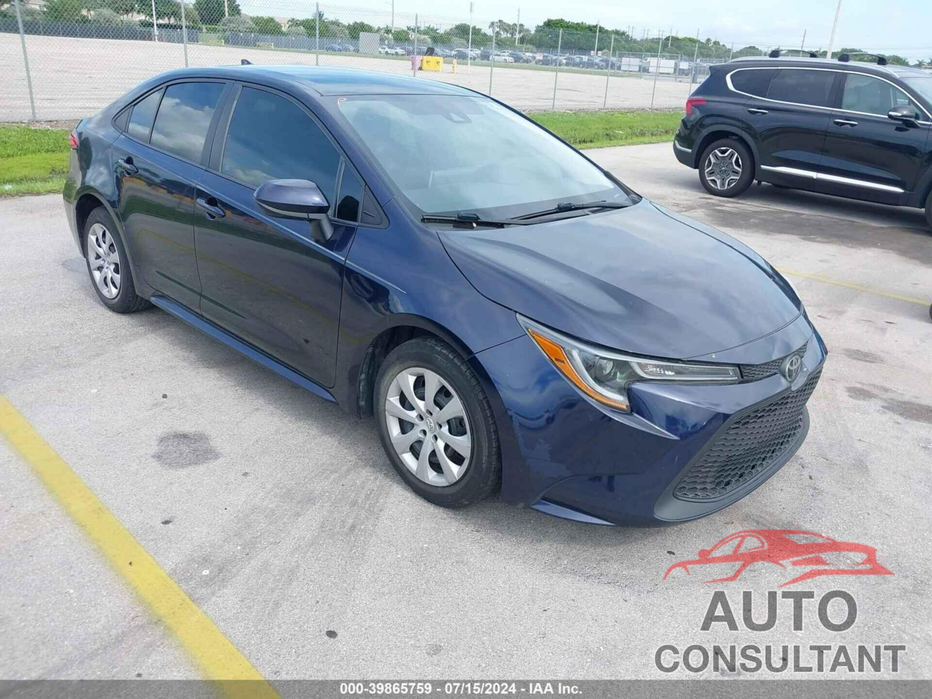 TOYOTA COROLLA 2020 - 5YFEPRAE7LP057127