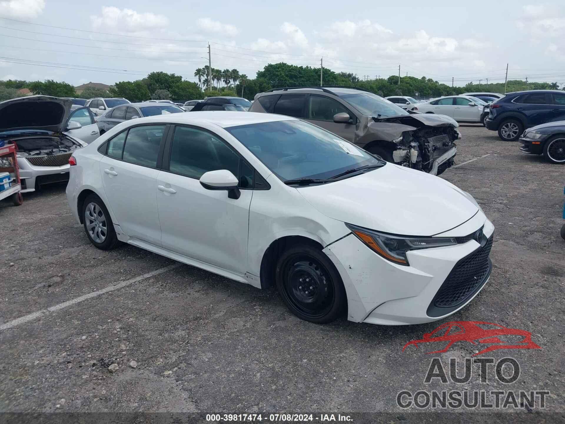 TOYOTA COROLLA 2021 - 5YFEPMAE3MP228315
