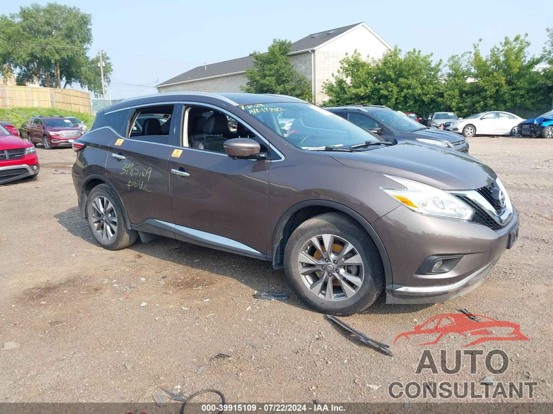 NISSAN MURANO 2016 - 5N1AZ2MH8GN109949