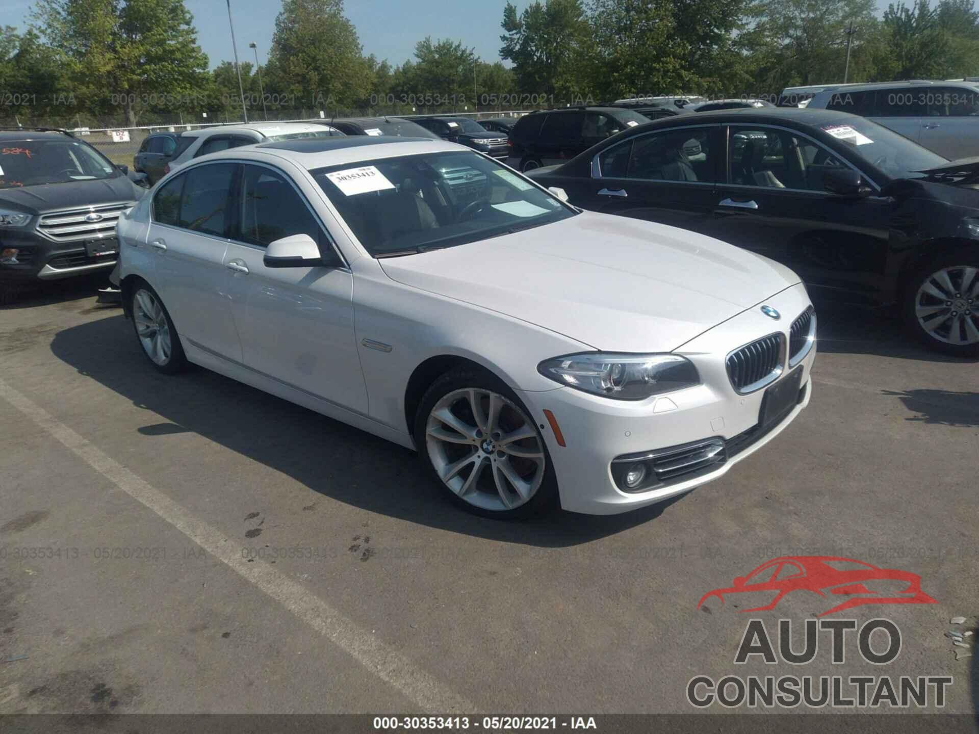 BMW 5 SERIES 2016 - WBA5B3C56GG252357