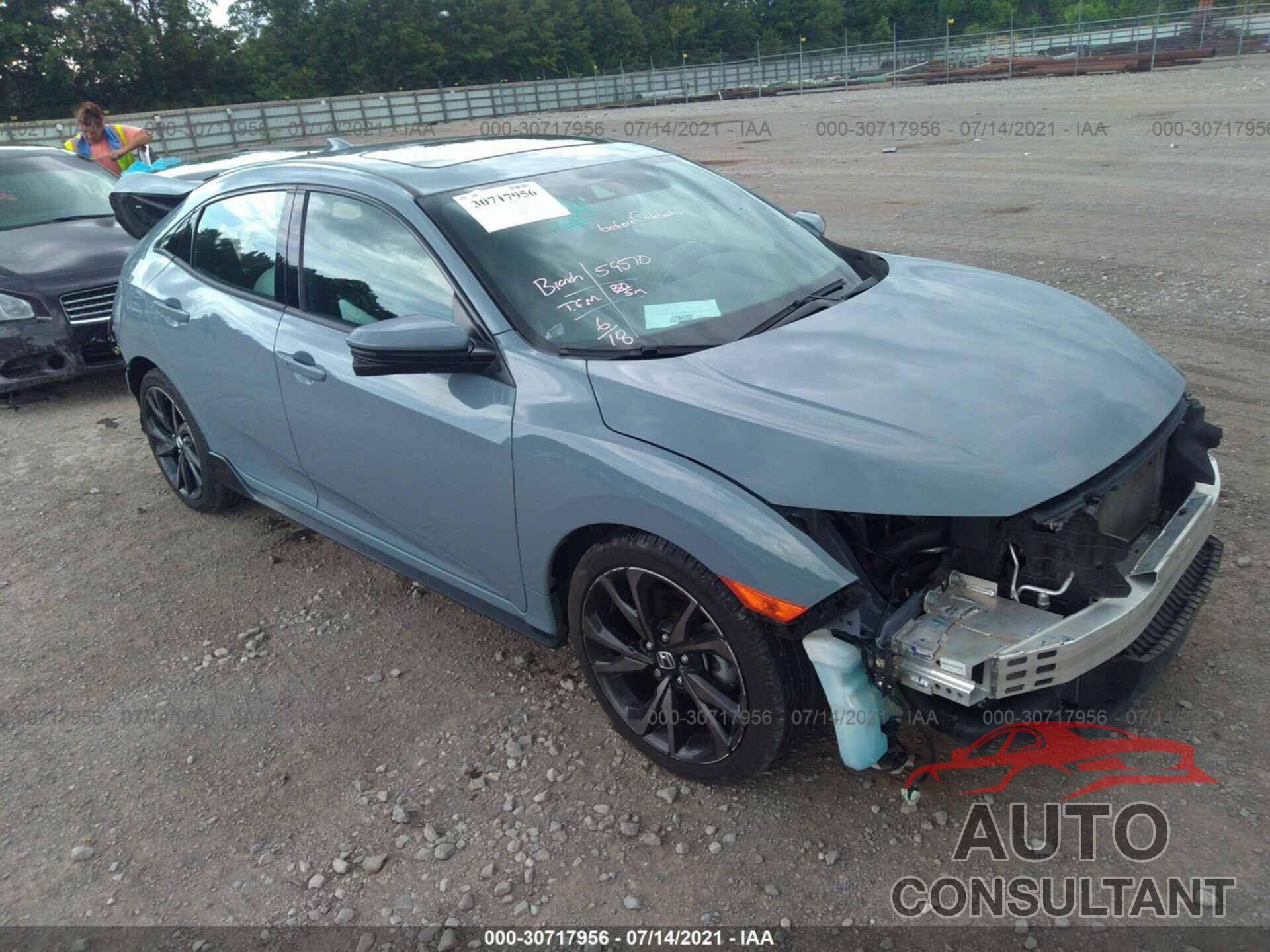 HONDA CIVIC HATCHBACK 2017 - SHHFK7H93HU225802