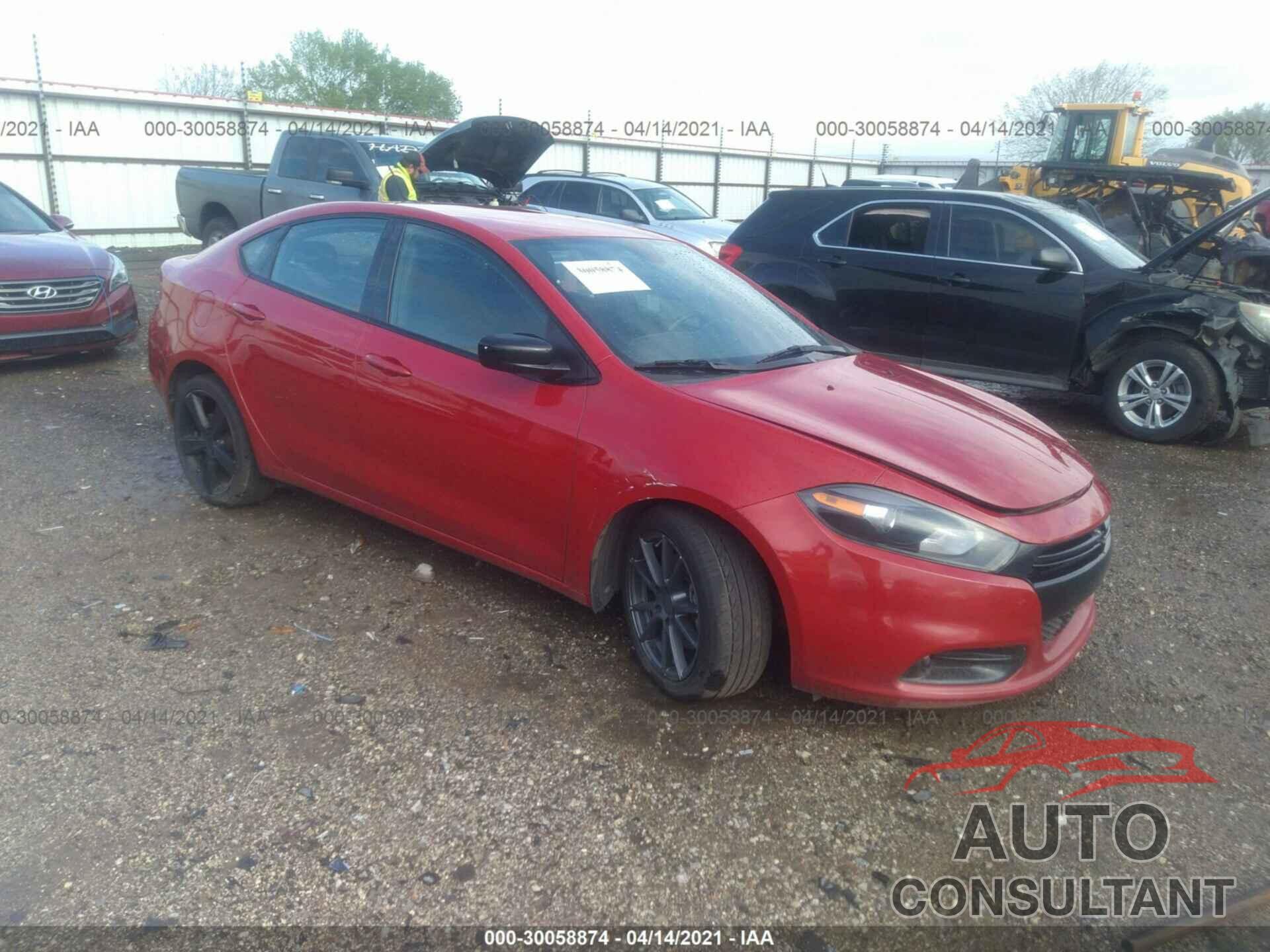 DODGE DART 2016 - 1C3CDFBB6GD530483